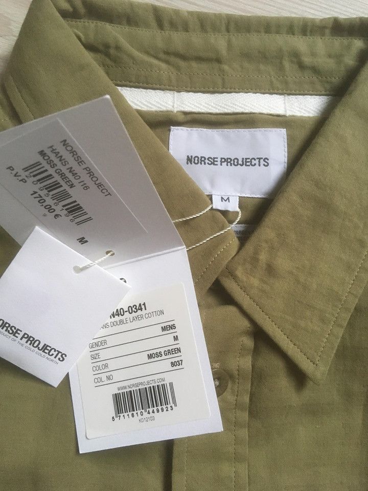 Norse Projects "Hans" double layer shirt Size US M / EU 48-50 / 2 - 7 Thumbnail