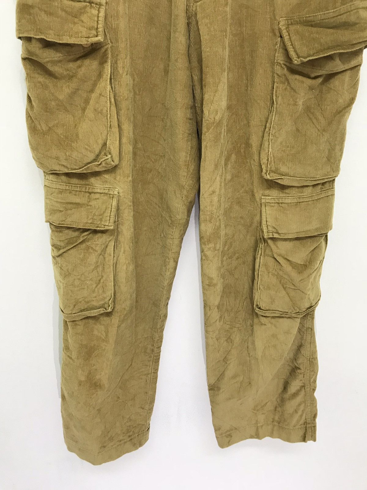 Japanese Brand Cross Fader Cargo Pant Corduroy Multi Pockets Regular Size US 31 - 3 Thumbnail