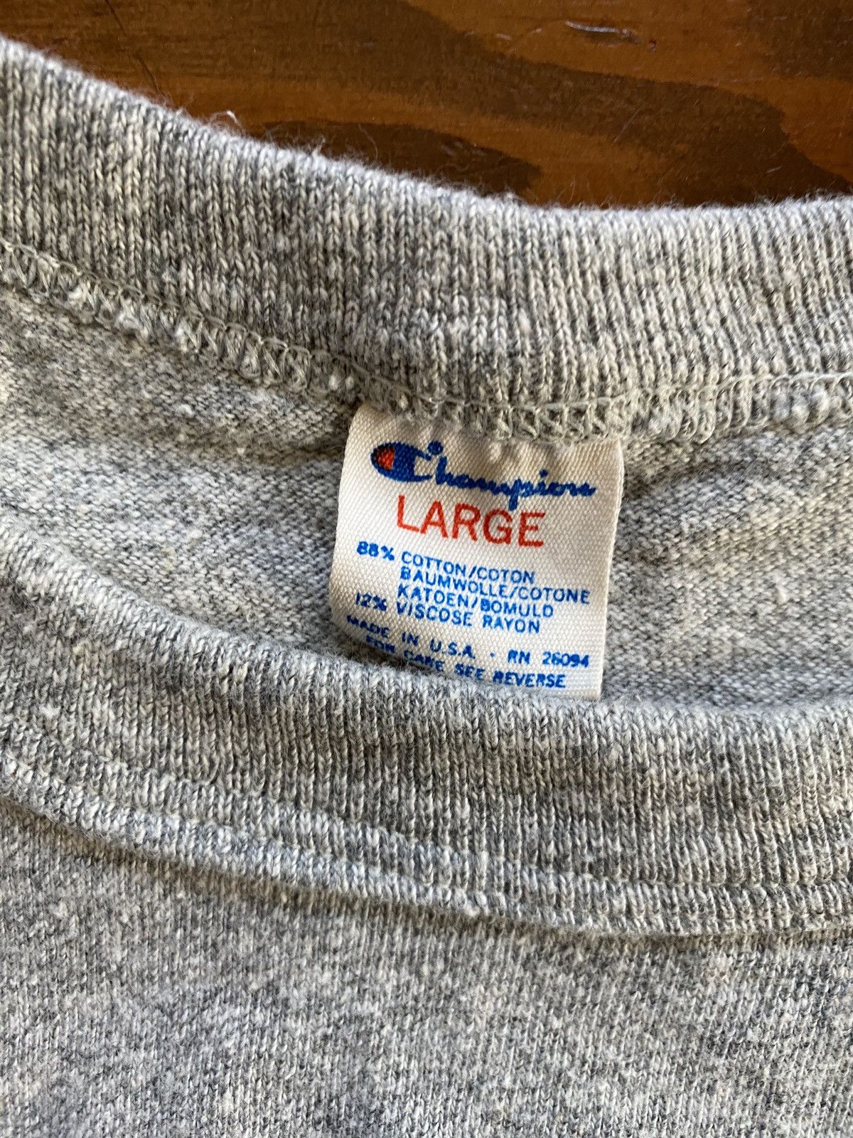 Champion Vintage 80’s Fitness Club Champion Thick Tee Size US L / EU 52-54 / 3 - 6 Thumbnail