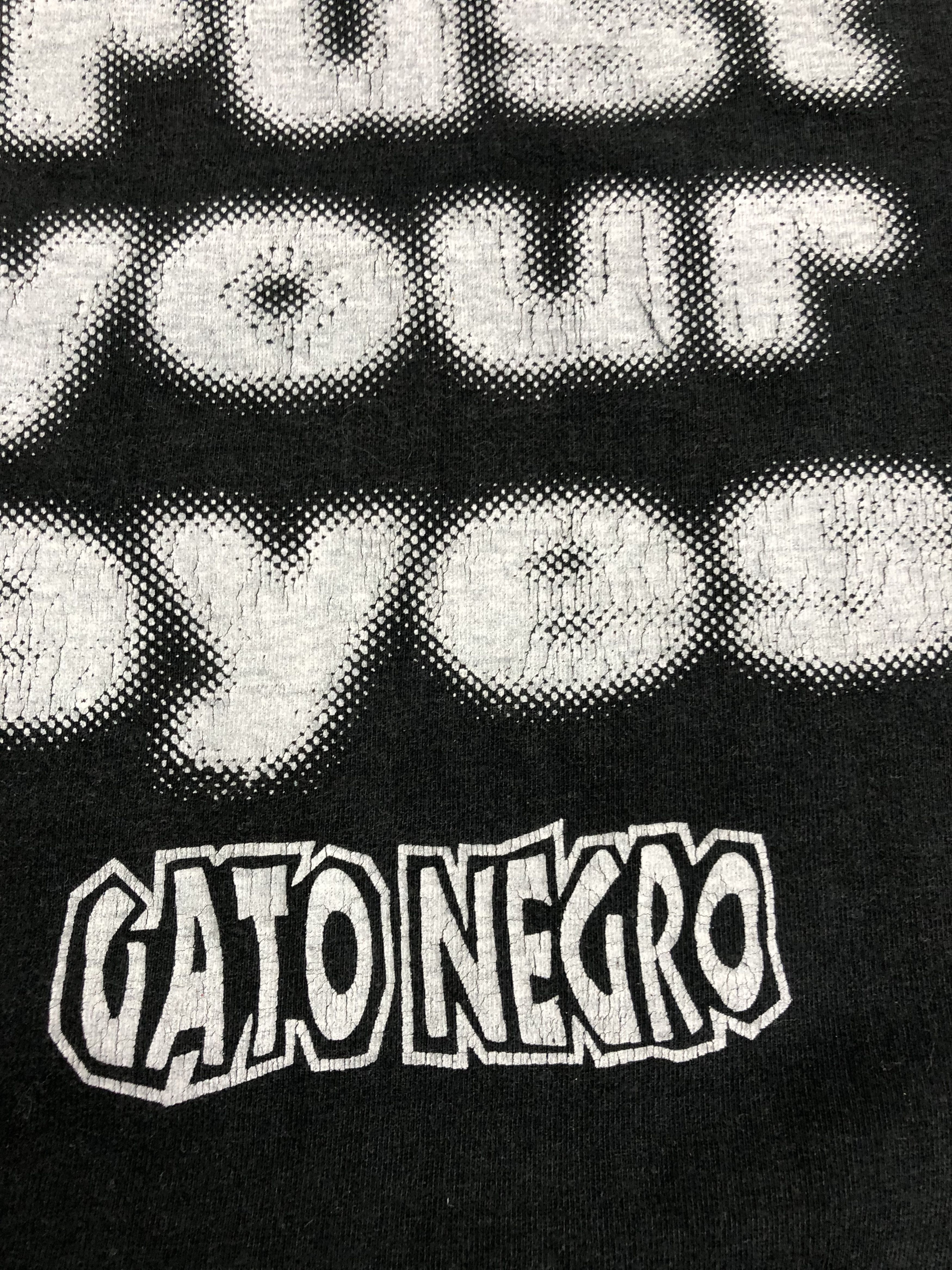 Vintage Vintage 90s Never Trust Your Eyes Gato Negro t-shirt Size US XXL / EU 58 / 5 - 6 Thumbnail