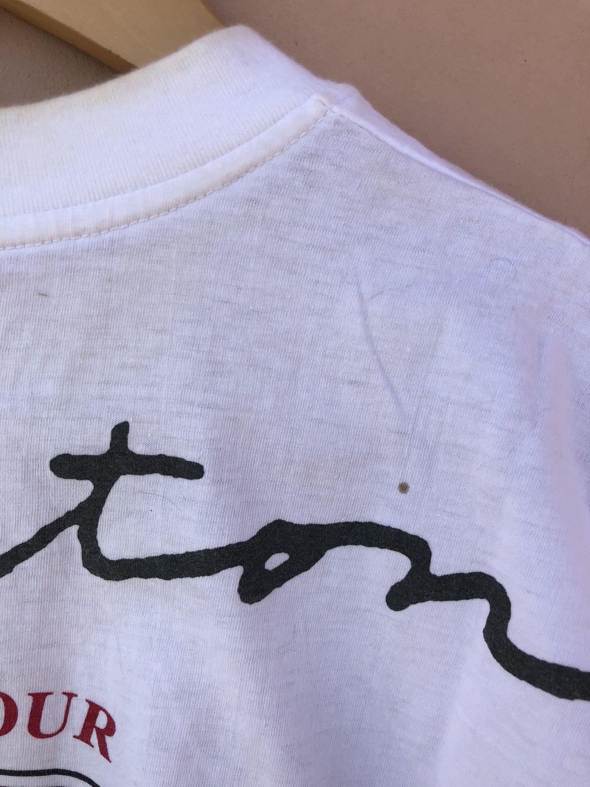 Band Tees Vintage 1992 Eric Clapton Unplugged MTV White Tee Size US L / EU 52-54 / 3 - 19 Thumbnail
