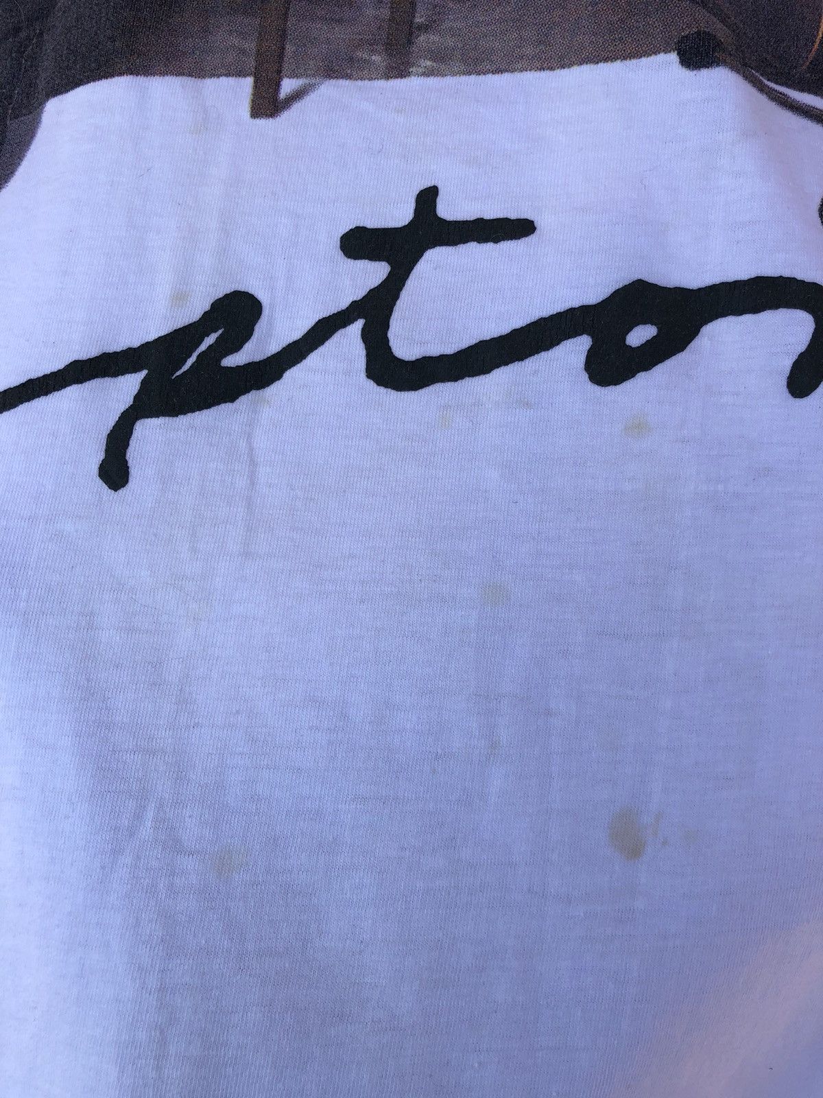 Band Tees Vintage 1992 Eric Clapton Unplugged MTV White Tee Size US L / EU 52-54 / 3 - 7 Thumbnail