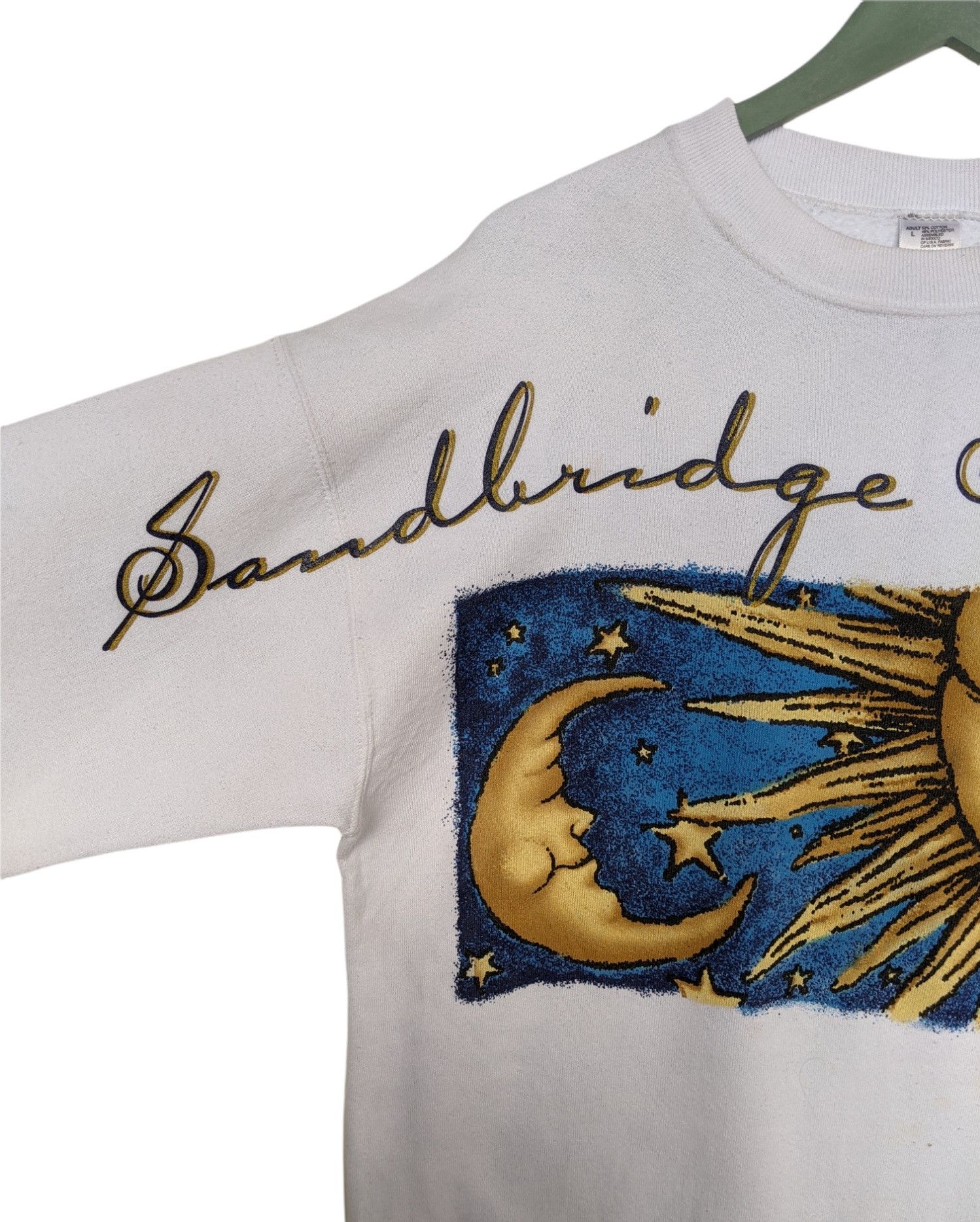 Fruit Of The Loom Vintage 96 Sandbridge Beach Sweatshirt Size US L / EU 52-54 / 3 - 3 Thumbnail