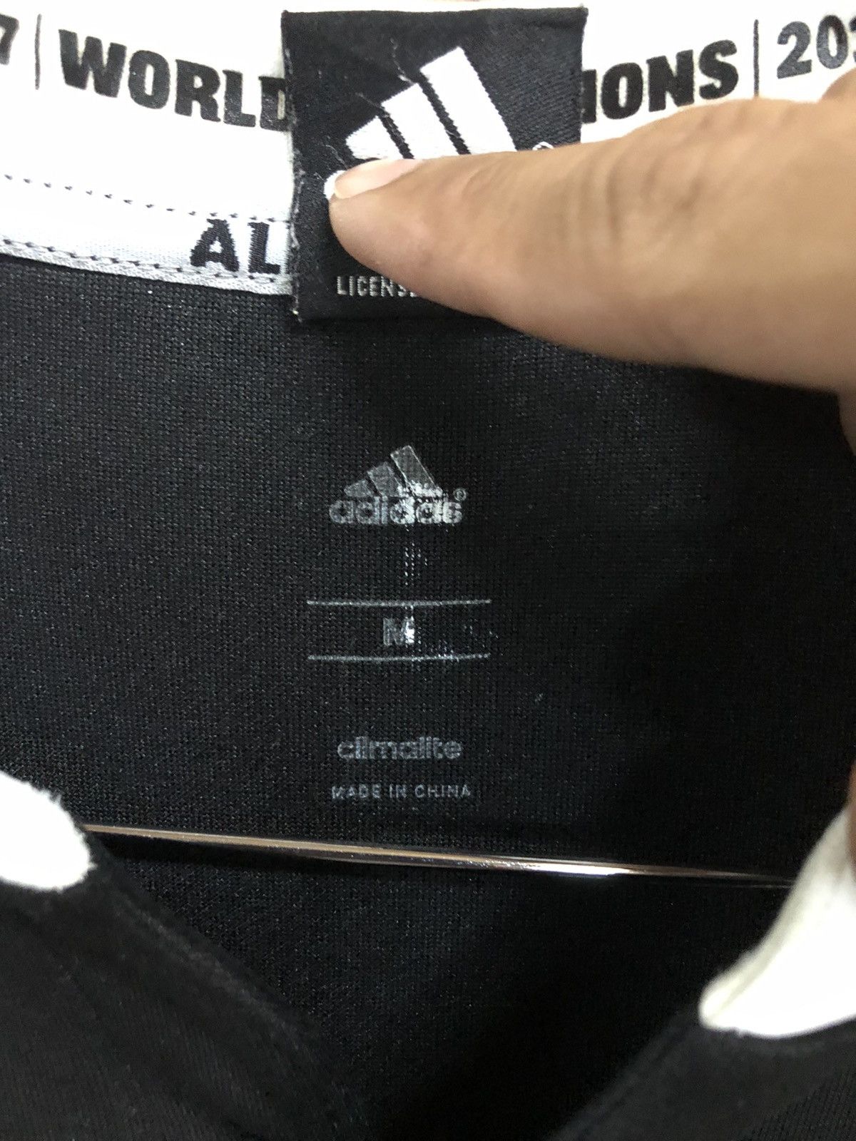 Adidas Adidas X All Black Jersey AIG 2014 Size US M / EU 48-50 / 2 - 7 Thumbnail
