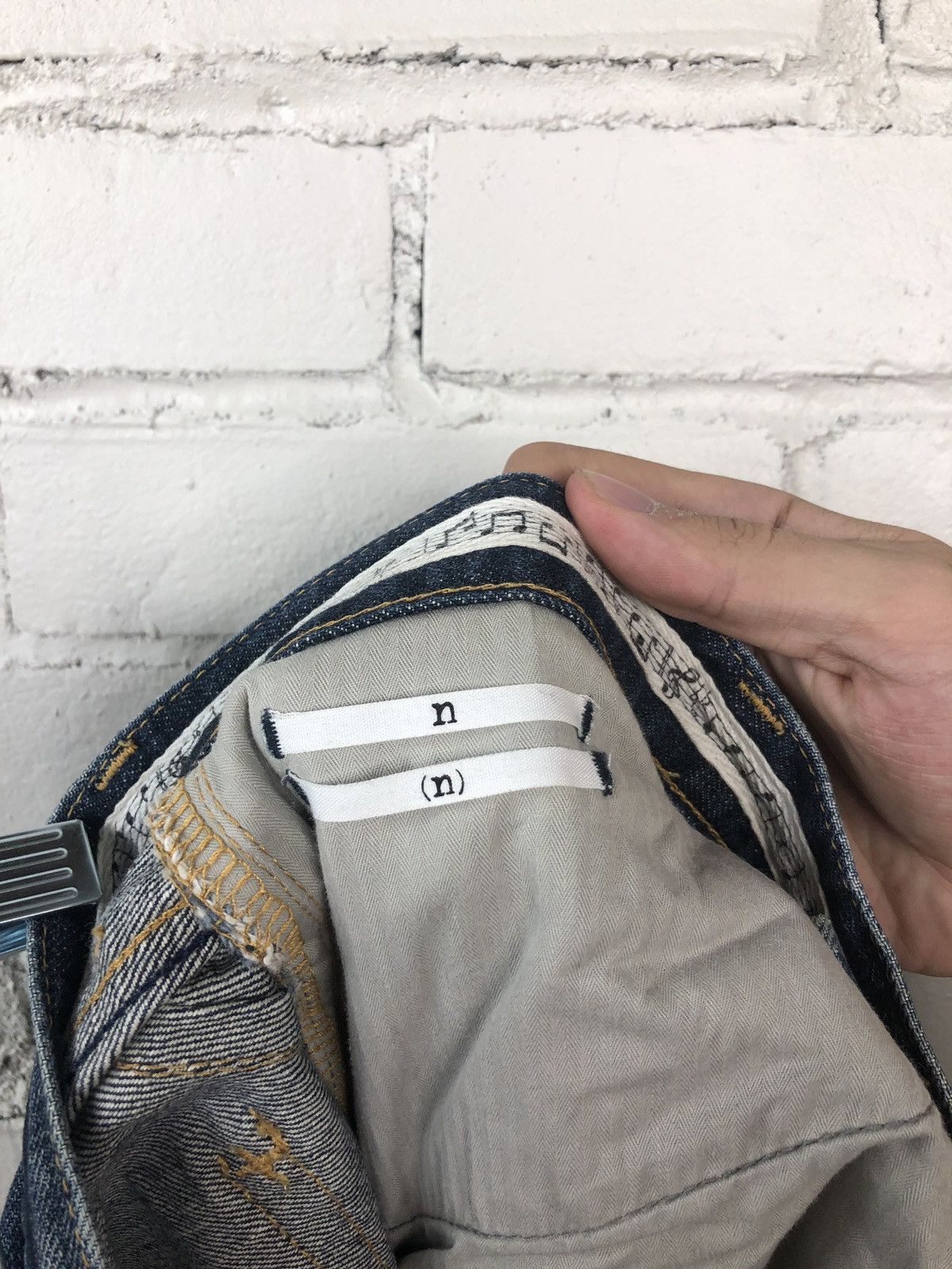 Number (N)ine N(N) Paint Splattered Denims Size US 30 / EU 46 - 8 Thumbnail