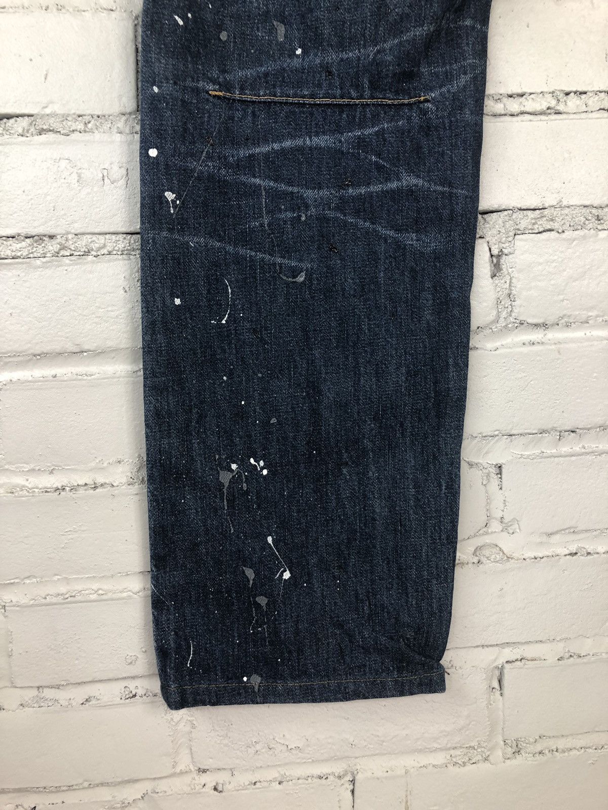 Number (N)ine N(N) Paint Splattered Denims Size US 30 / EU 46 - 6 Thumbnail