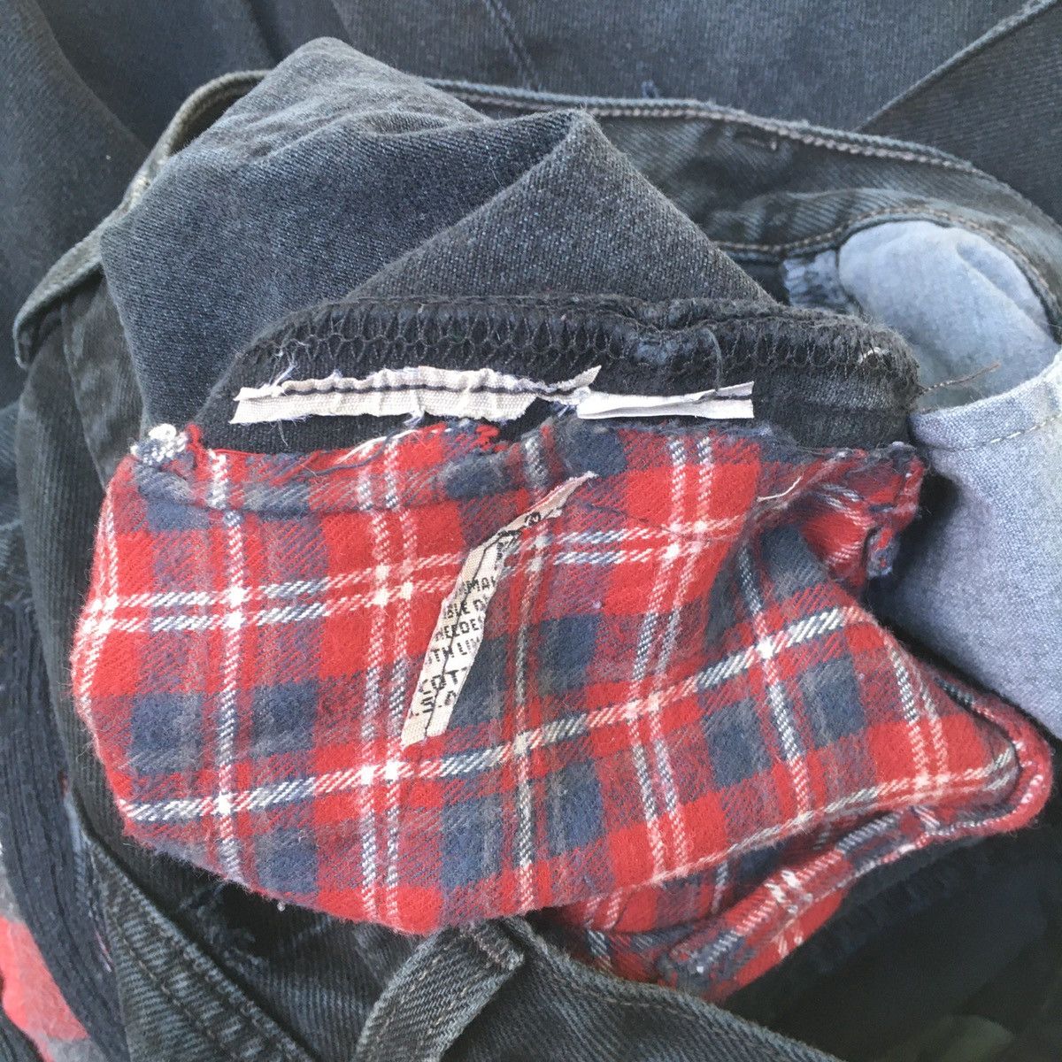 Japanese Brand × Seditionaries DISTRESSED JEANS PUNK STYLE FADED BLACK DENIM Size US 29 - 12 Thumbnail