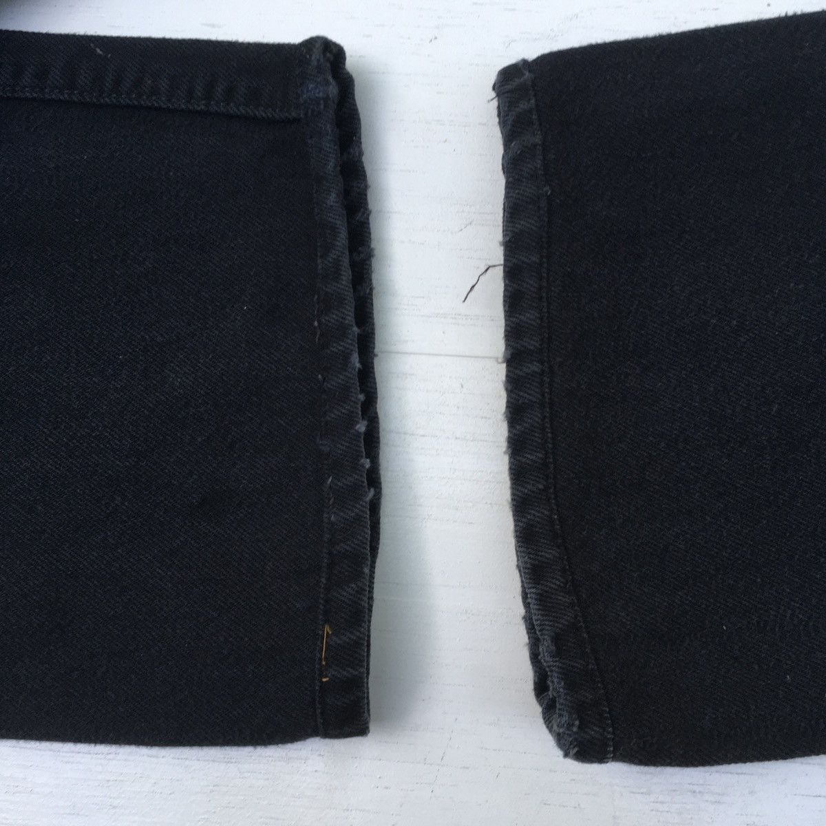 Japanese Brand × Seditionaries DISTRESSED JEANS PUNK STYLE FADED BLACK DENIM Size US 29 - 19 Thumbnail