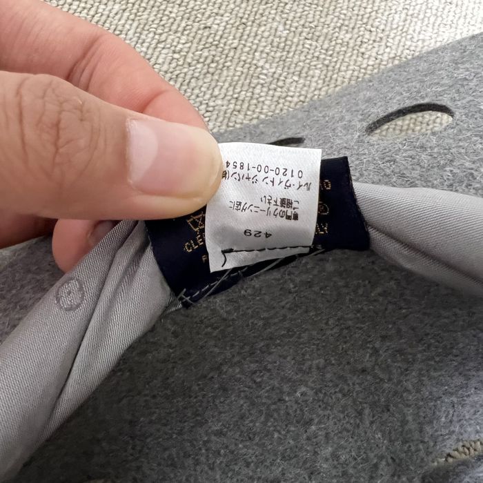 Louis Vuitton Louis Vuitton FW19 rare cheese hat unisex wool gray Grailed