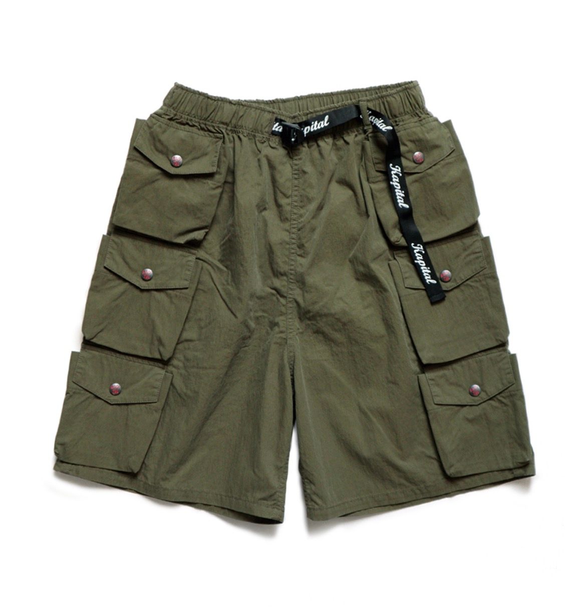 Pre-owned Kapital Ripstop Nam Shorts Size 4 In Khaki