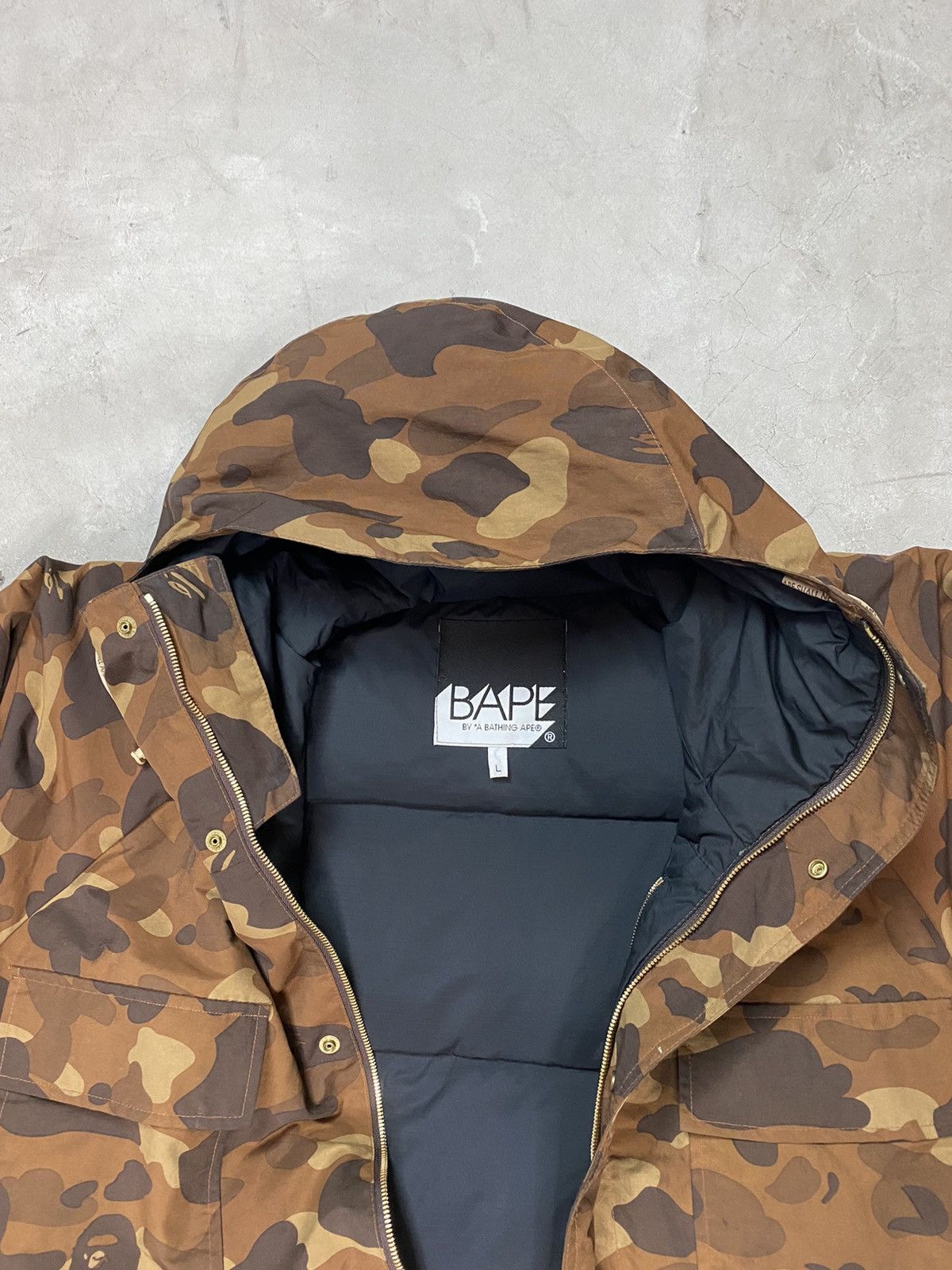 Bape Color Camo Puffer Jacket Size US L / EU 52-54 / 3 - 10 Thumbnail