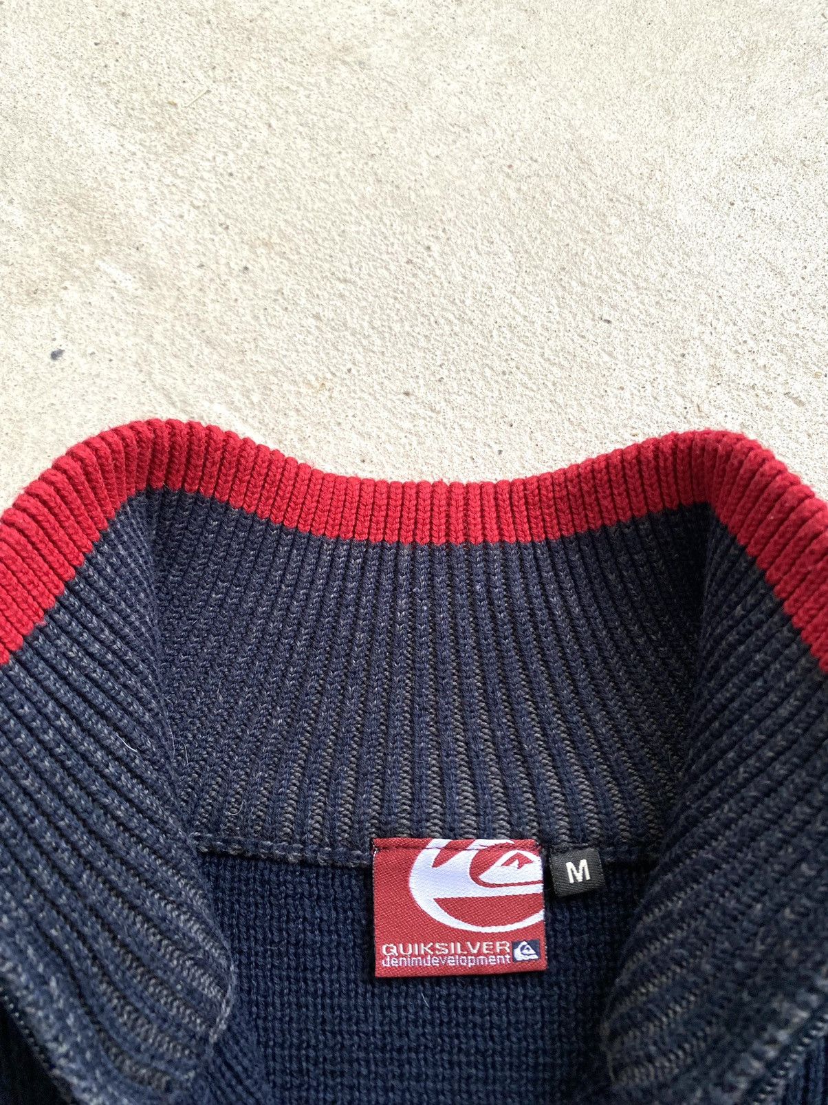 Quiksilver Y2K Archive Vintage Quiksilver Sweater Striped Hype Size US M / EU 48-50 / 2 - 10 Thumbnail