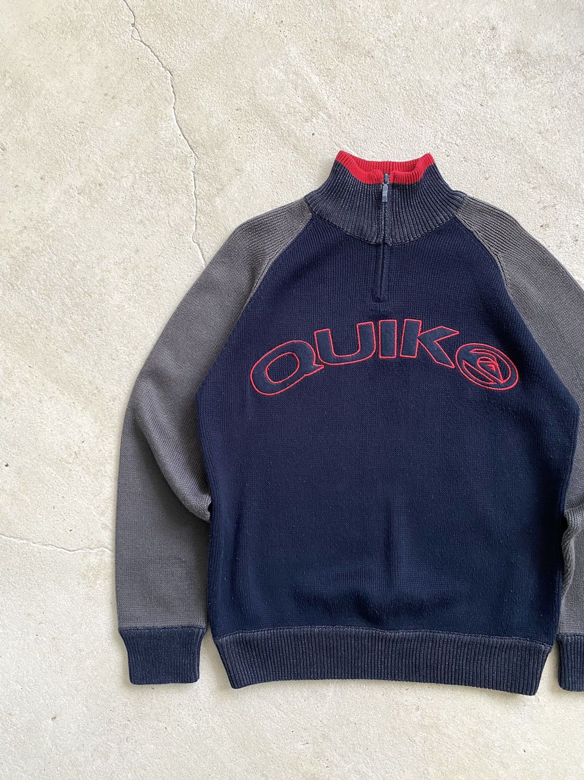 Quiksilver Y2K Archive Vintage Quiksilver Sweater Striped Hype Size US M / EU 48-50 / 2 - 3 Thumbnail