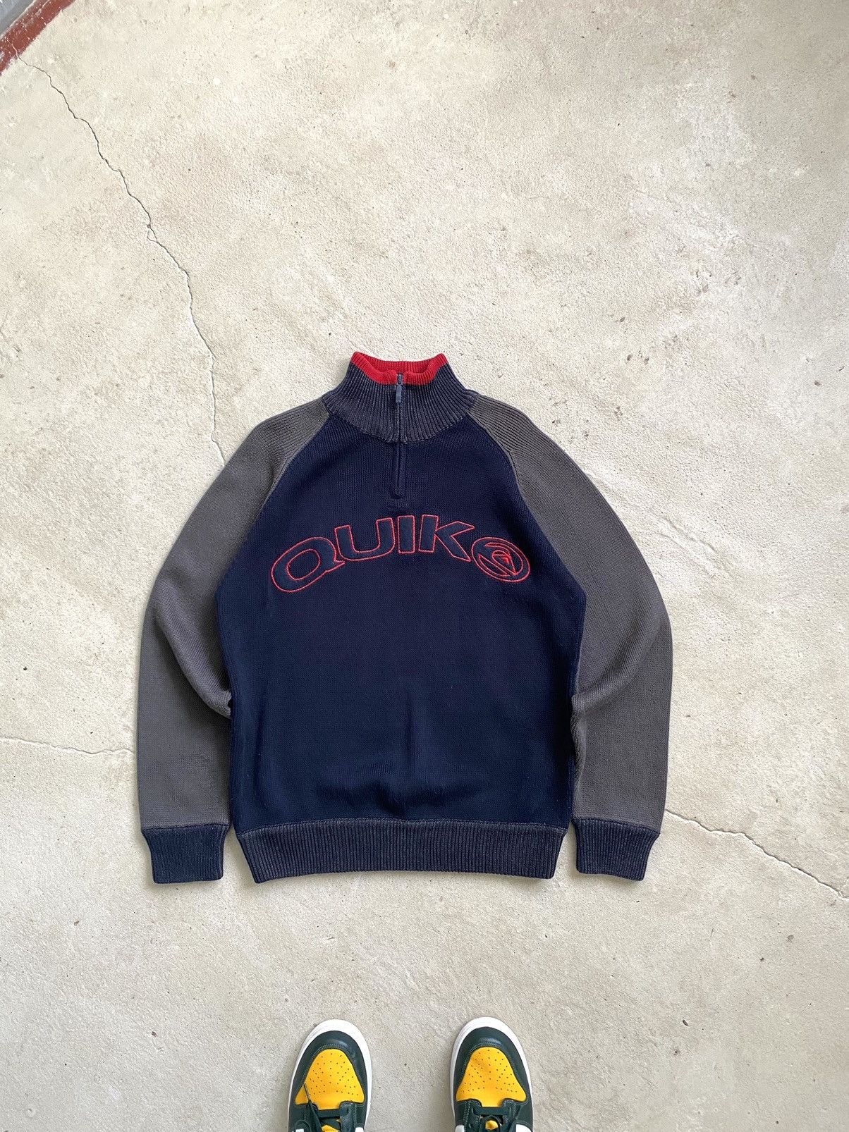 Quiksilver Y2K Archive Vintage Quiksilver Sweater Striped Hype Size US M / EU 48-50 / 2 - 1 Thumbnail
