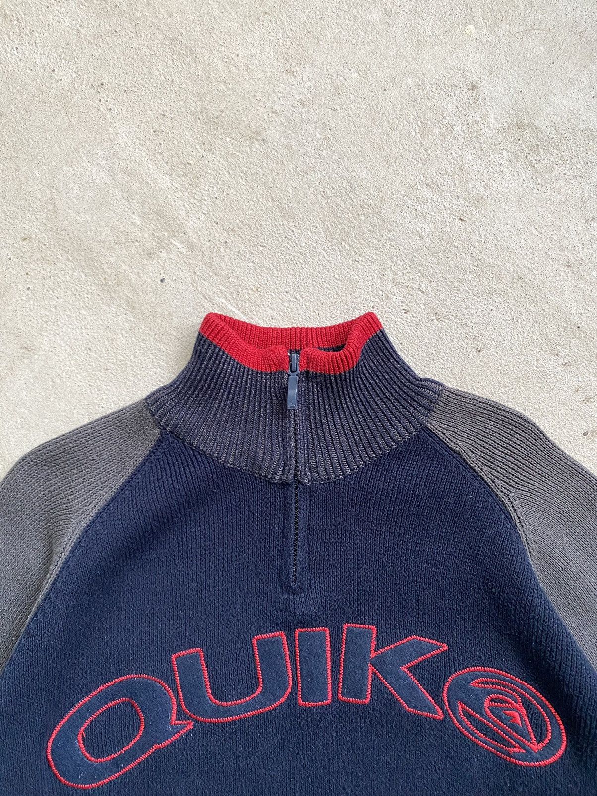 Quiksilver Y2K Archive Vintage Quiksilver Sweater Striped Hype Size US M / EU 48-50 / 2 - 7 Thumbnail