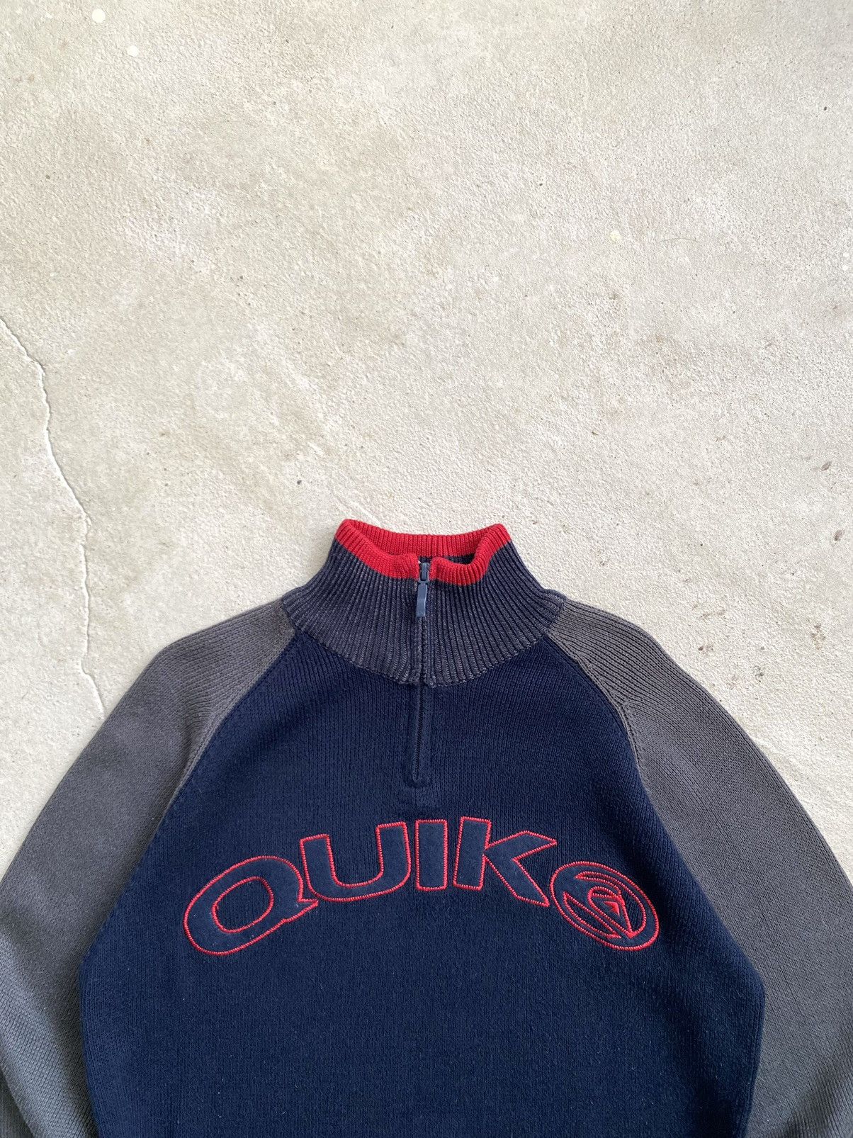 Quiksilver Y2K Archive Vintage Quiksilver Sweater Striped Hype Size US M / EU 48-50 / 2 - 2 Thumbnail