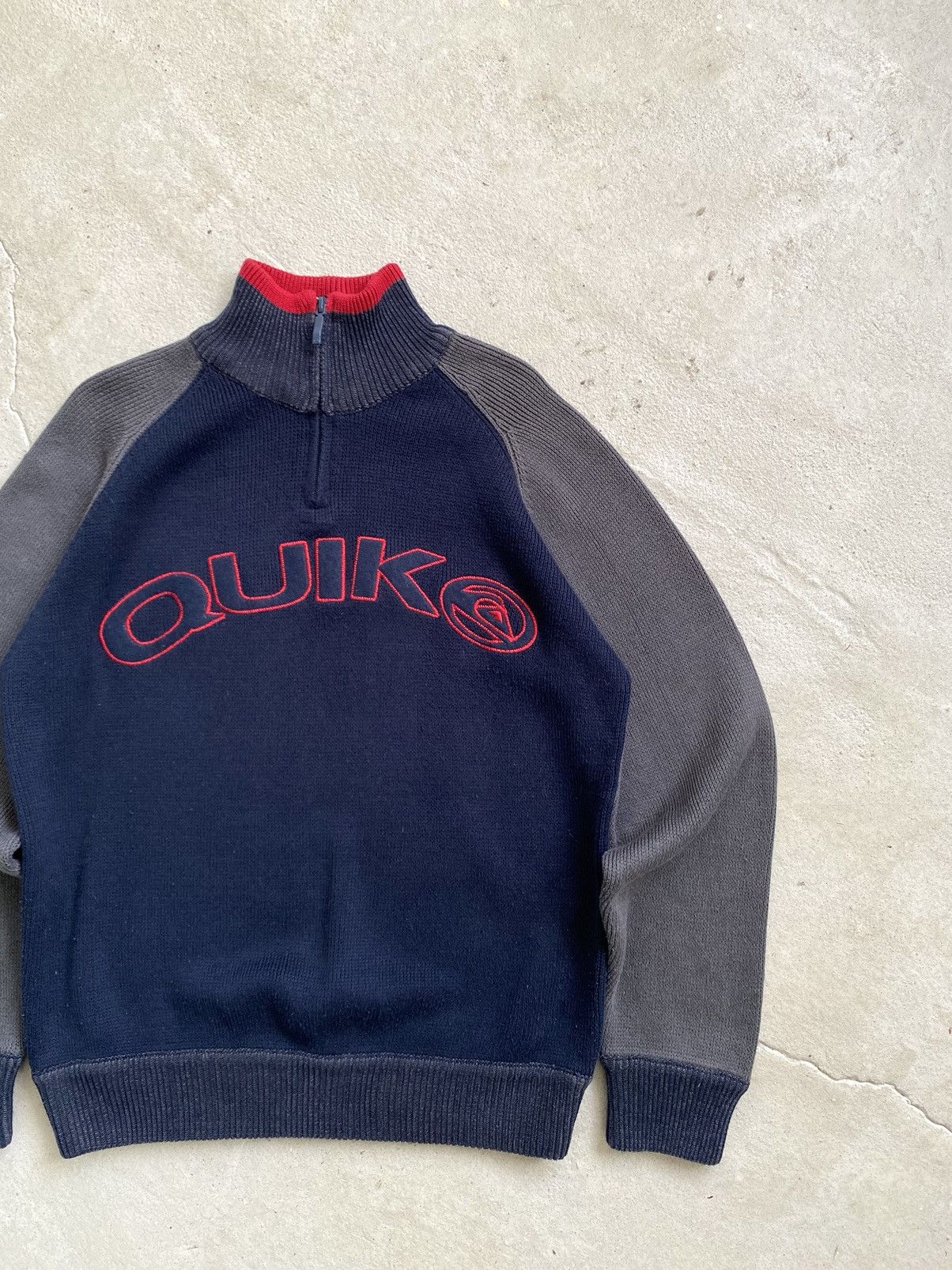 Quiksilver Y2K Archive Vintage Quiksilver Sweater Striped Hype Size US M / EU 48-50 / 2 - 4 Thumbnail
