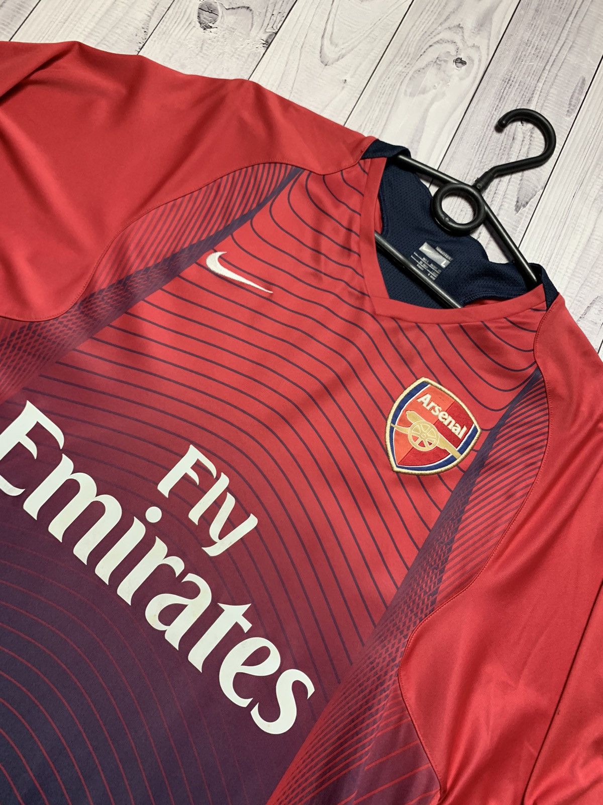 Nike × Vintage Vintage Nike Arsenal soccer jersey red size L Size US L / EU 52-54 / 3 - 4 Thumbnail