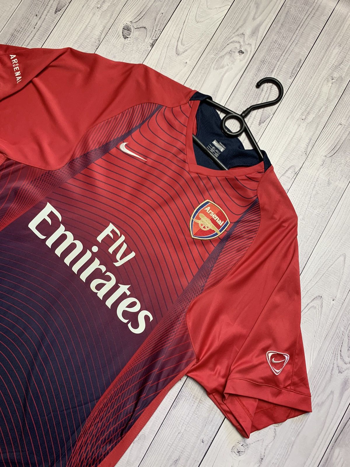 Nike × Vintage Vintage Nike Arsenal soccer jersey red size L Size US L / EU 52-54 / 3 - 2 Thumbnail