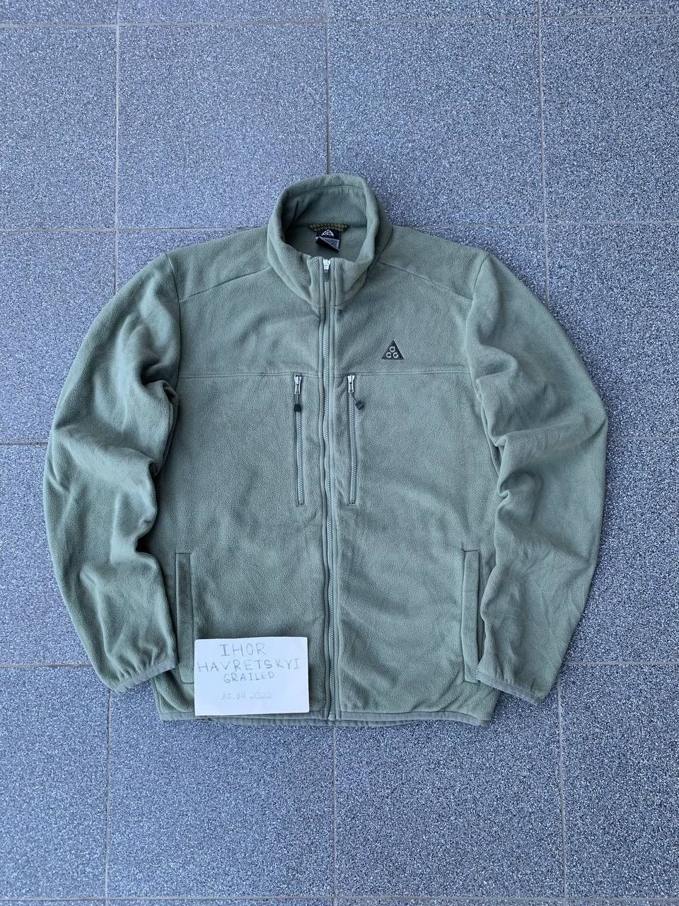 image of Nike Acg Vintage Teddy Fleece in Green, Men's (Size Medium)