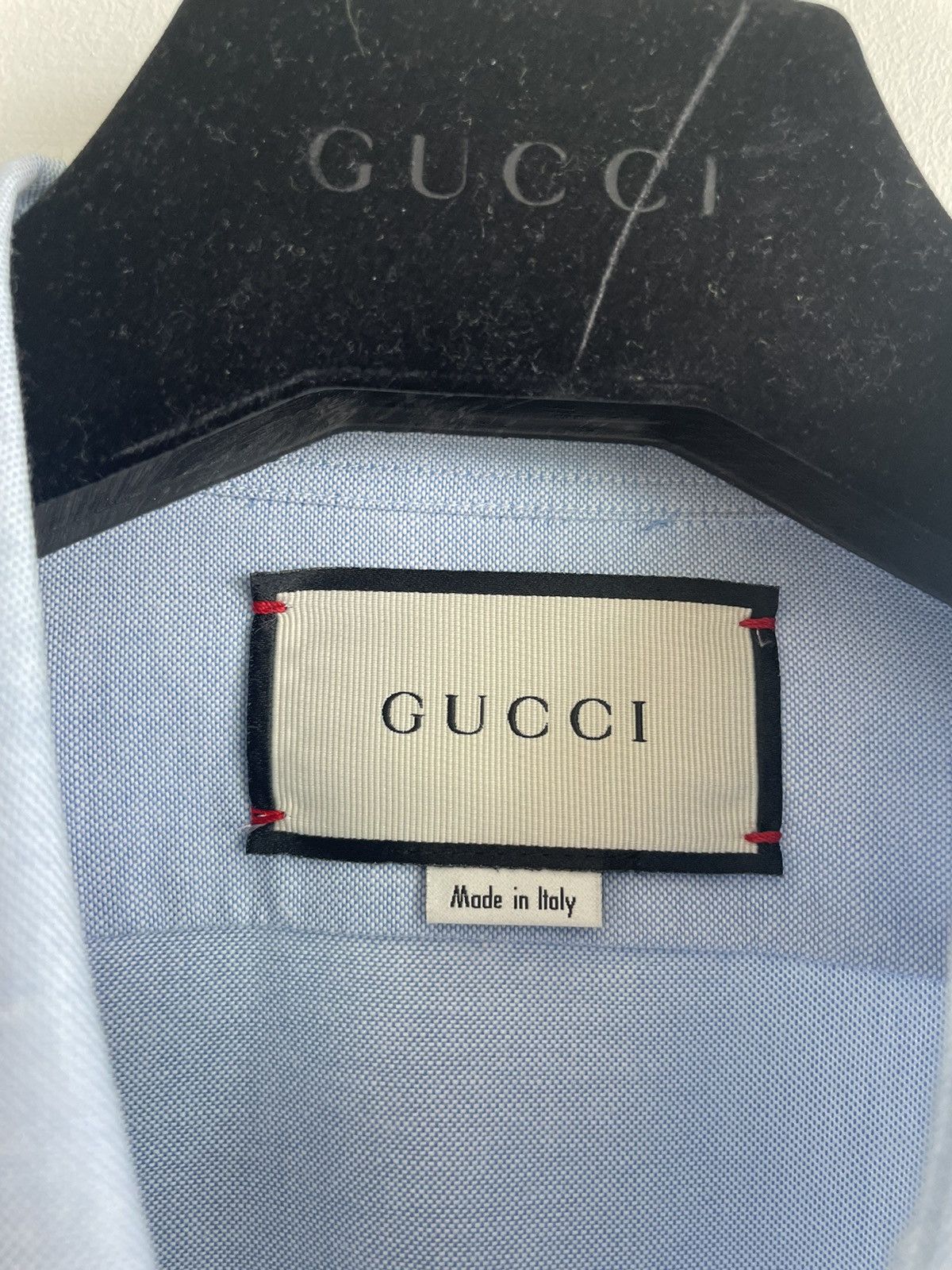 Gucci Brand New Limited Edition Rare LOVED Embroidery Logo Shirt Size US L / EU 52-54 / 3 - 12 Thumbnail