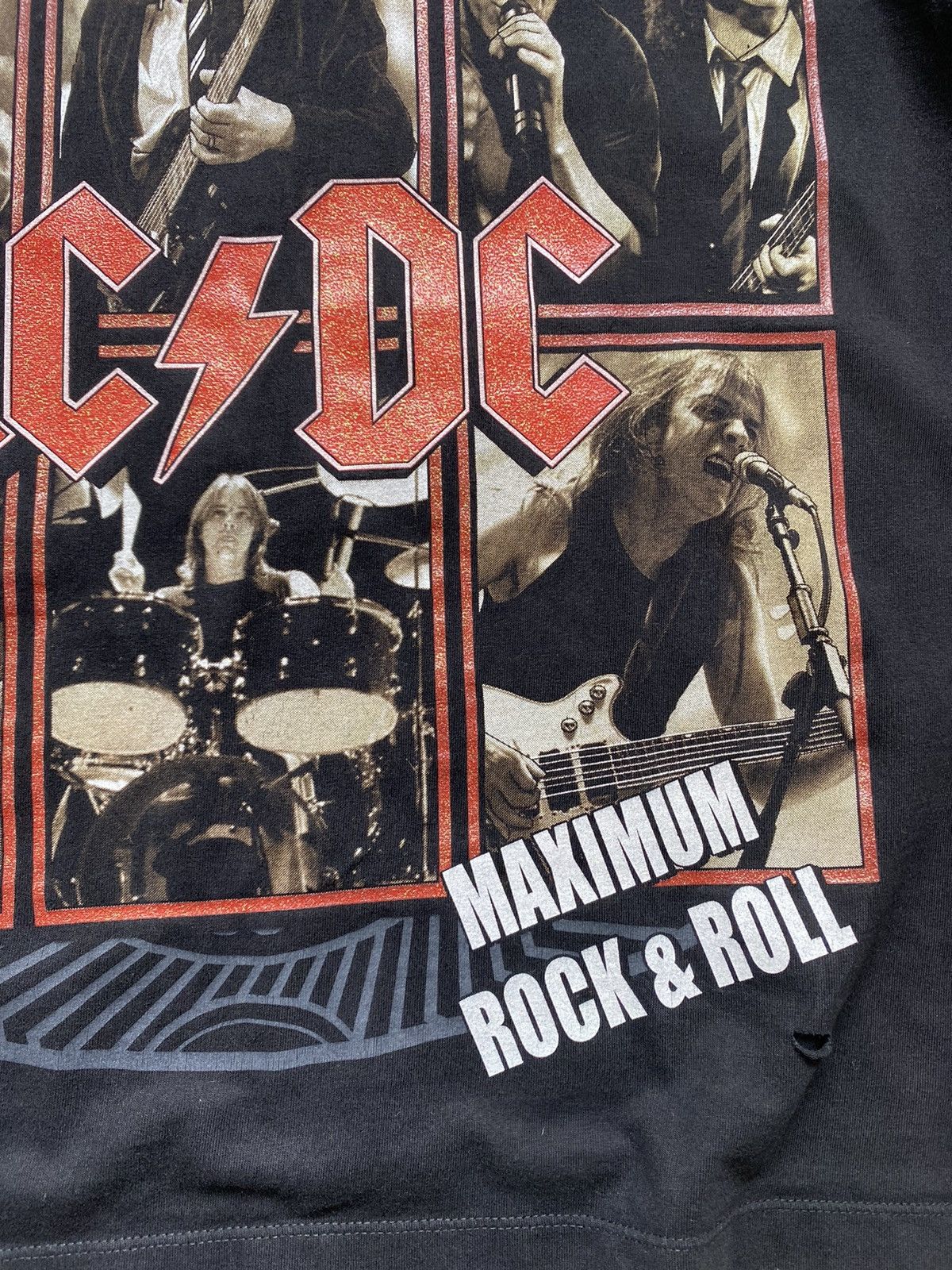 AC/DC Vintage 1990’s AC/DC T Shirt Maximum Rock n Roll Size US M / EU 48-50 / 2 - 8 Thumbnail