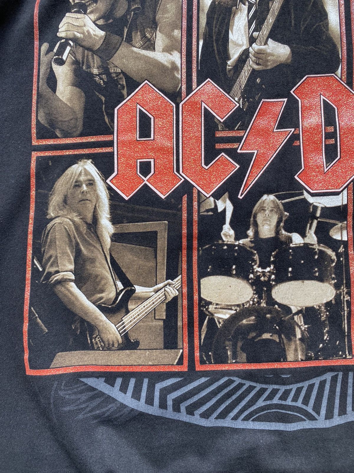 AC/DC Vintage 1990’s AC/DC T Shirt Maximum Rock n Roll Size US M / EU 48-50 / 2 - 6 Thumbnail
