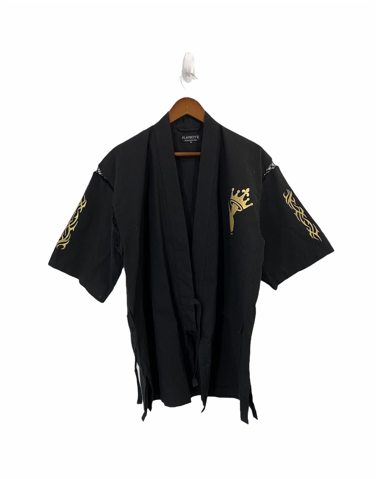 Playboy Playboy Noragi Kimono Jacket Gold Logo Design Size US M / EU 48-50 / 2 - 3 Thumbnail