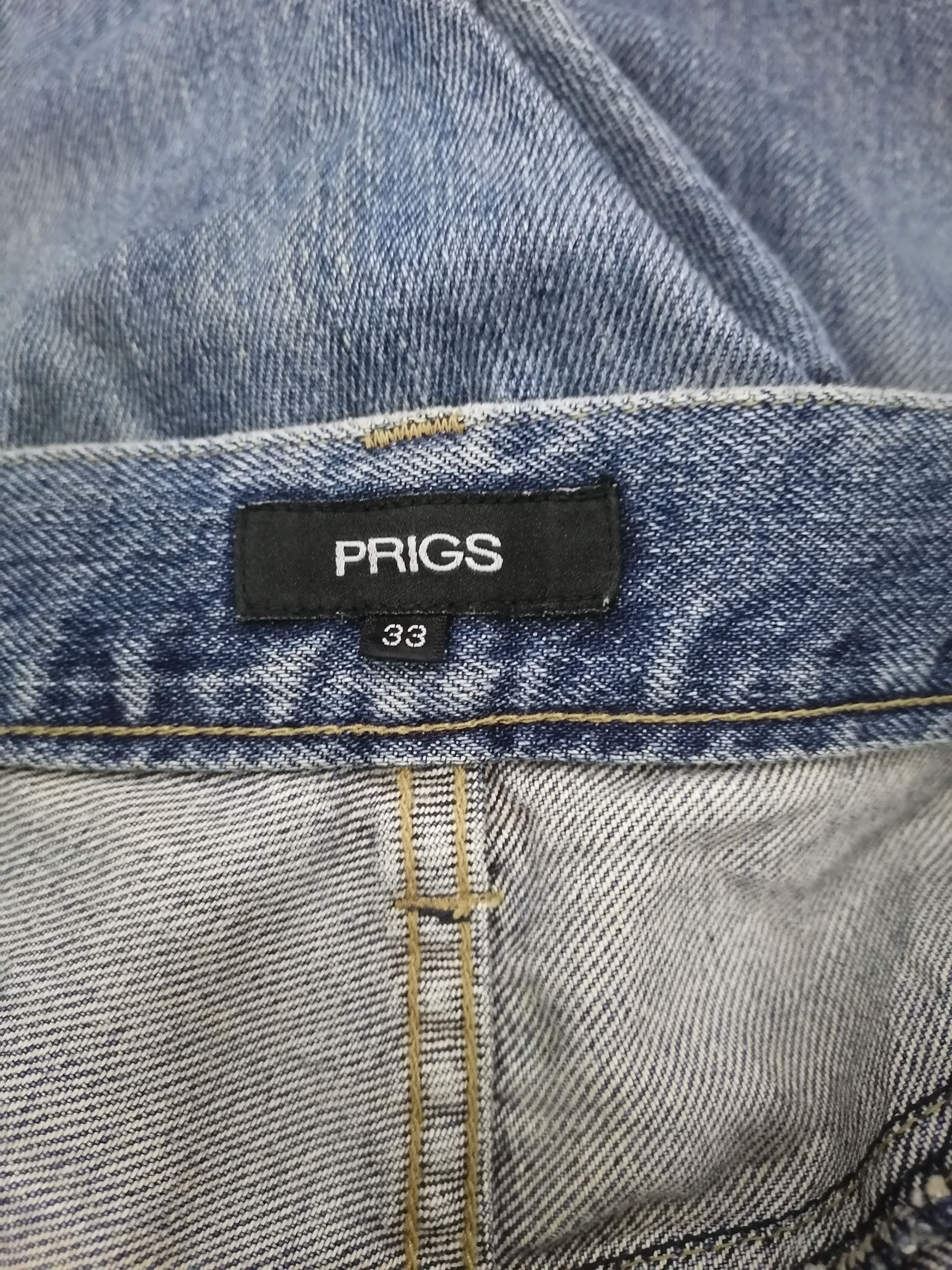 Hysteric Glamour Made In Japan Prigs Snake Embroided Studded Denim Pants Size US 32 / EU 48 - 8 Thumbnail
