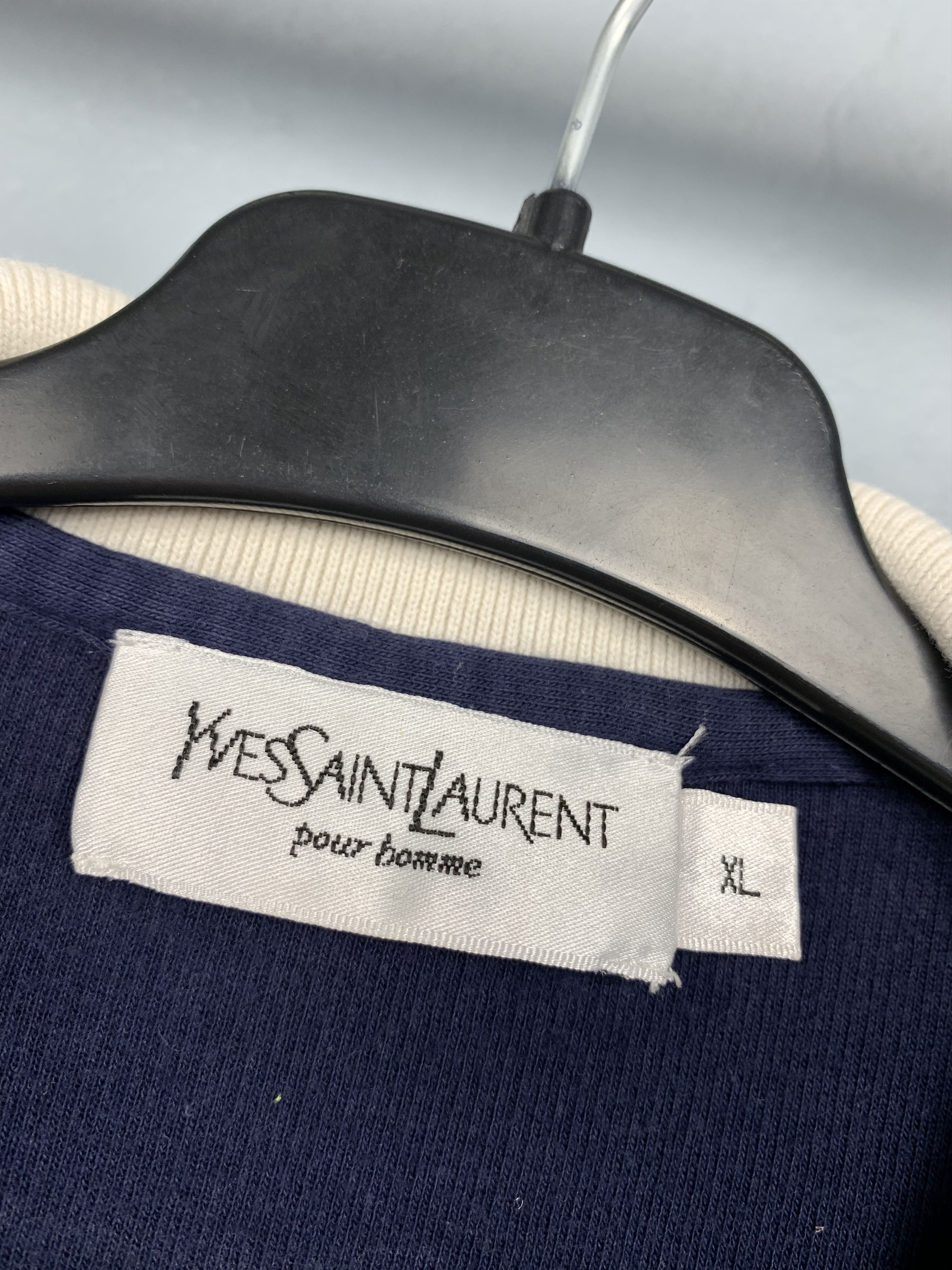 Yves Saint Laurent Yves Saint Laurent YSL Mens Full Zip-Hoodie Size US XL / EU 56 / 4 - 3 Thumbnail