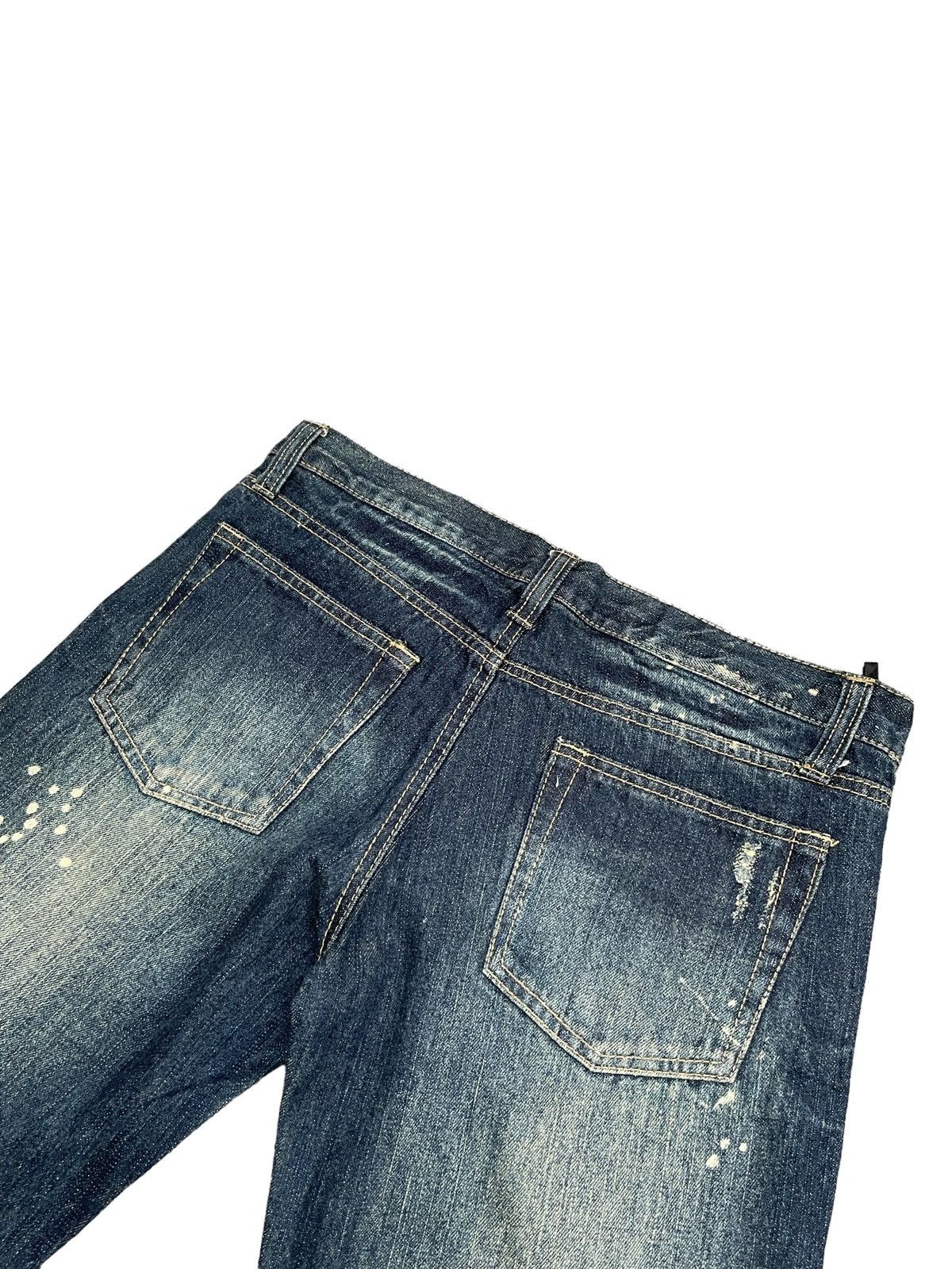 Japanese Brand Japanese BOWW Green Bleach Distresed Denim Size US 32 / EU 48 - 11 Thumbnail