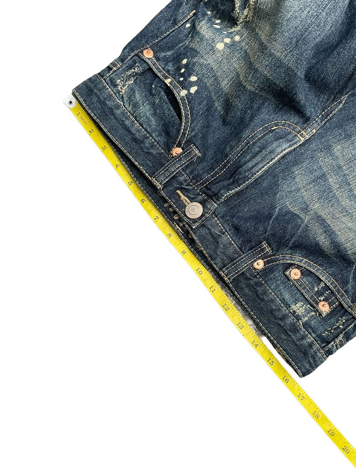 Japanese Brand Japanese BOWW Green Bleach Distresed Denim Size US 32 / EU 48 - 2 Thumbnail