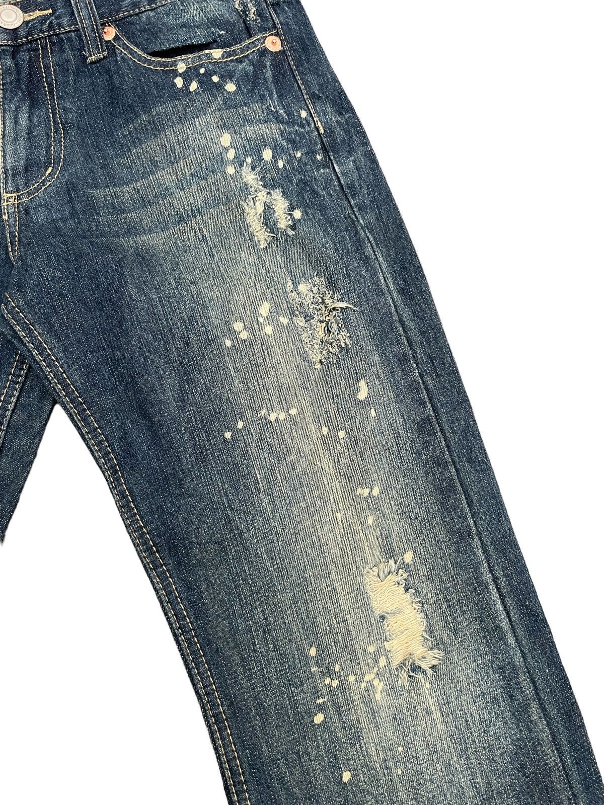 Japanese Brand Japanese BOWW Green Bleach Distresed Denim Size US 32 / EU 48 - 5 Thumbnail