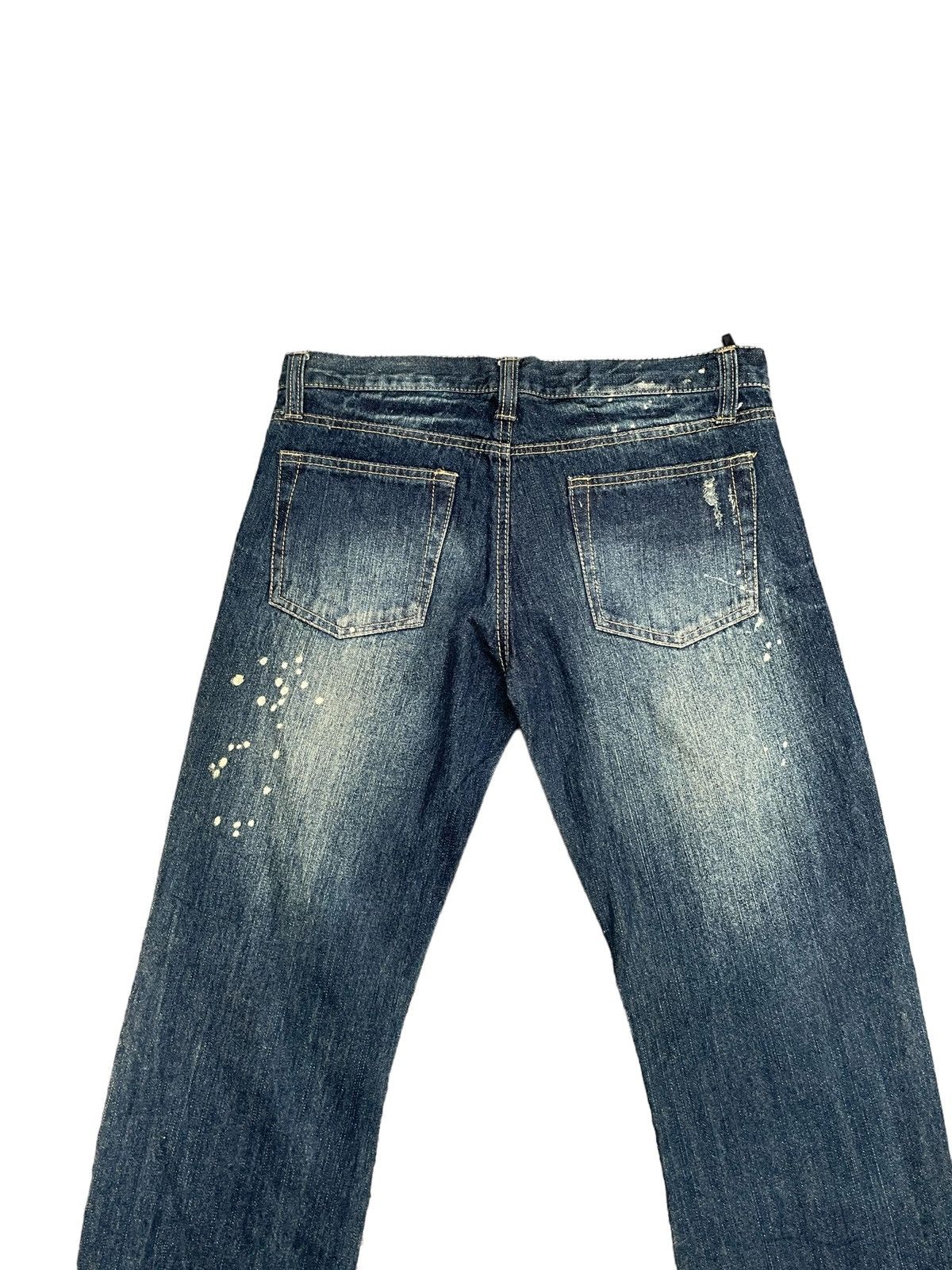 Japanese Brand Japanese BOWW Green Bleach Distresed Denim Size US 32 / EU 48 - 10 Thumbnail