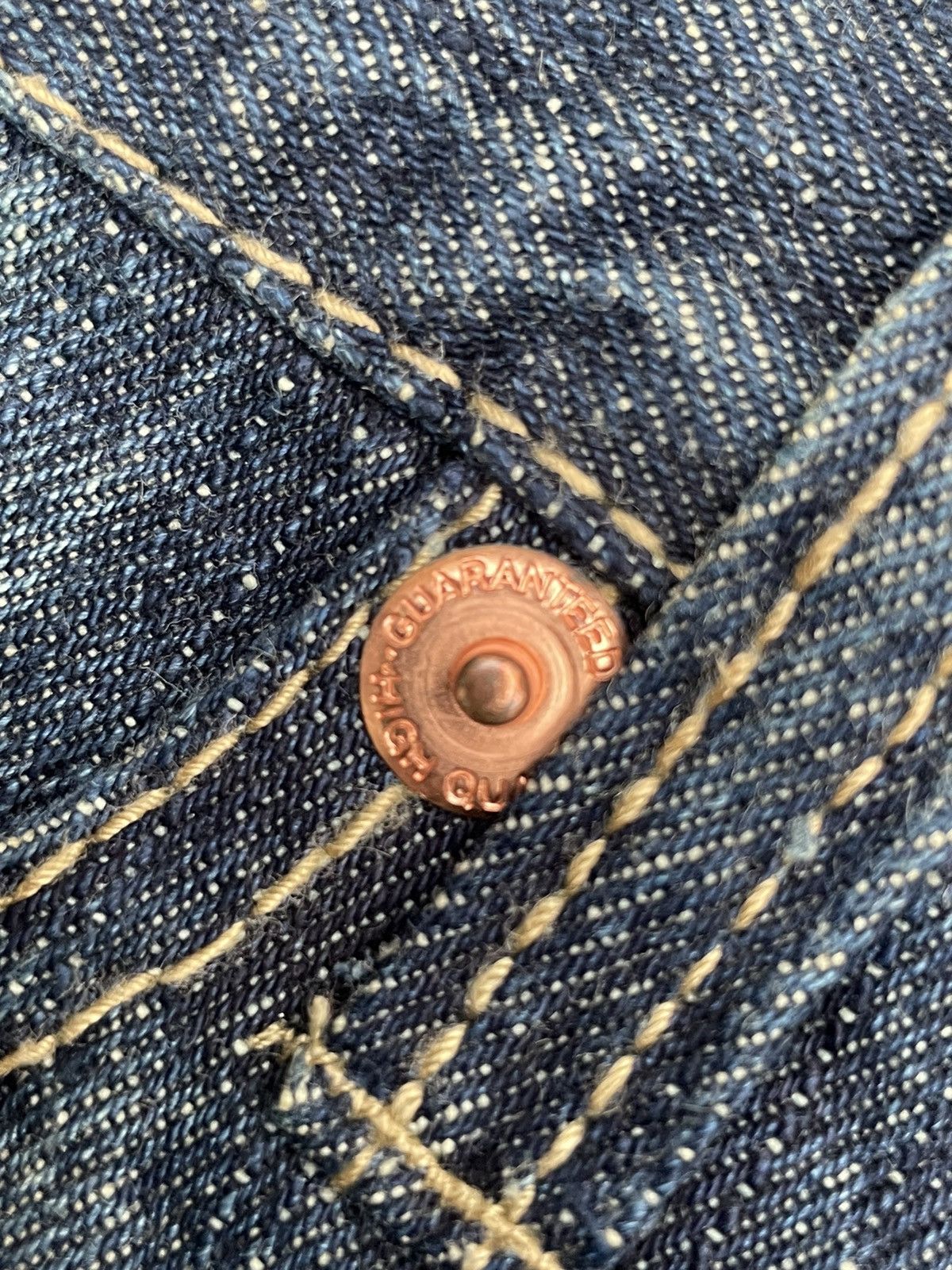 Japanese Brand Japanese BOWW Green Bleach Distresed Denim Size US 32 / EU 48 - 12 Thumbnail