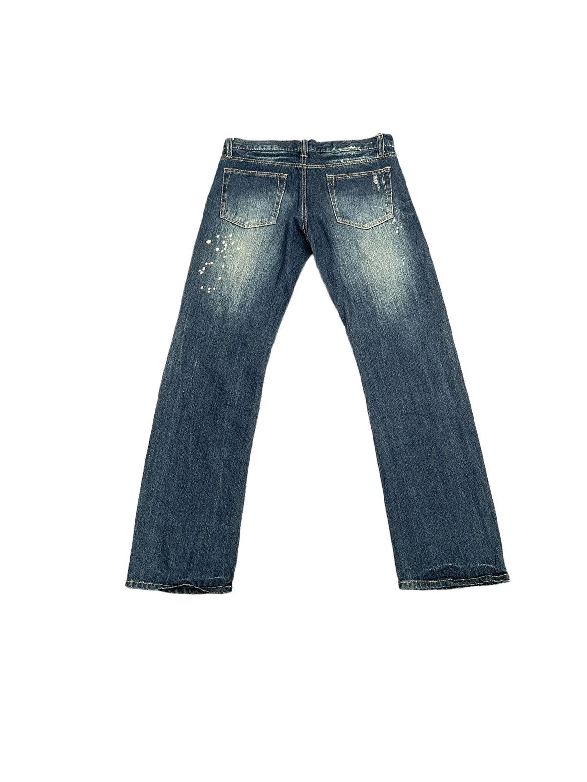 Japanese Brand Japanese BOWW Green Bleach Distresed Denim Size US 32 / EU 48 - 9 Thumbnail