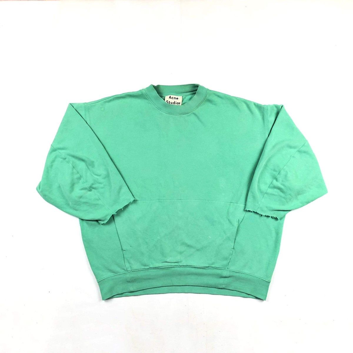 Pre-owned Acne Studios X Vintage Acne Sweatshirt Hoodie Retro Vintage 90's In Green
