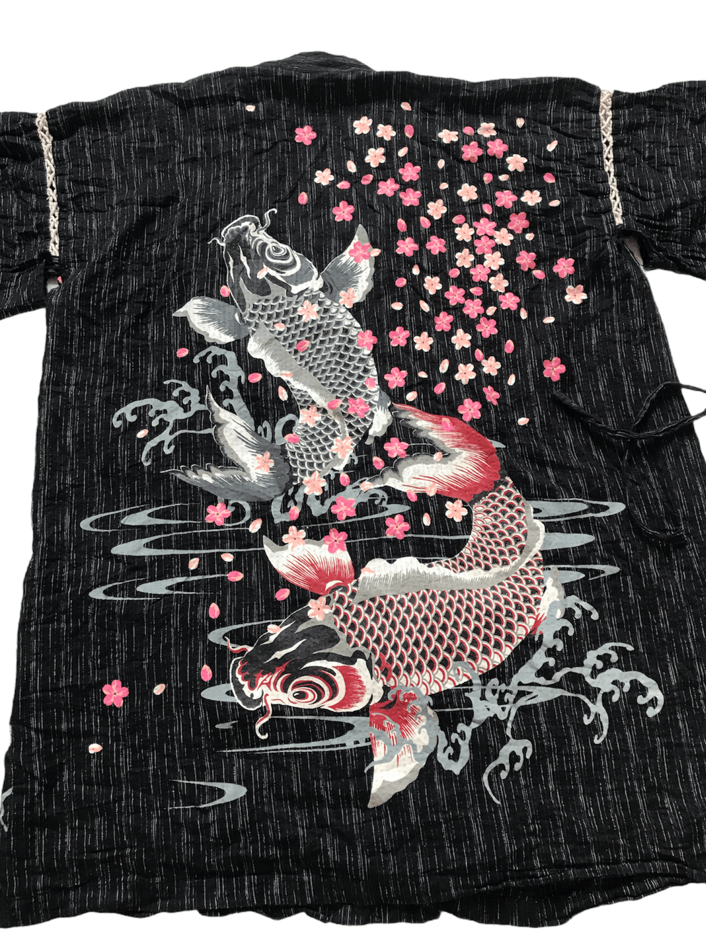 Japanese Brand Japanese Traditional Kimono Floral Fish Koi Size US M / EU 48-50 / 2 - 1 Thumbnail