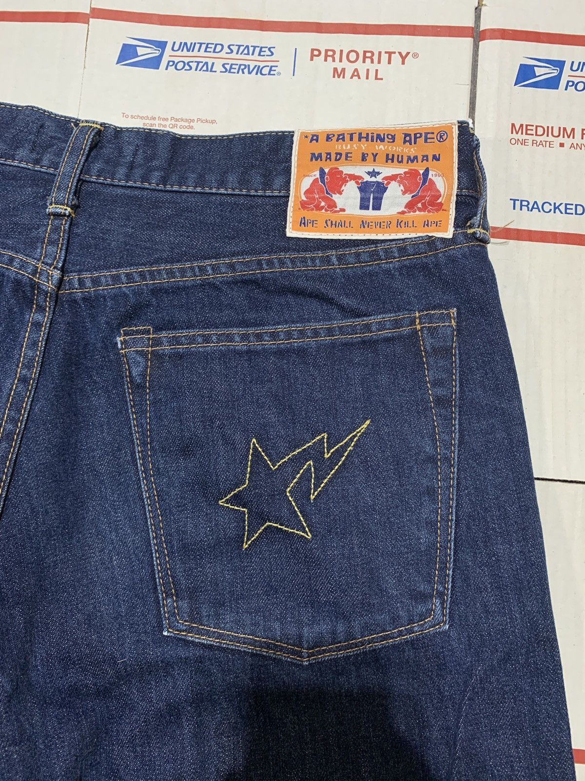 Bape Bape Star Jeans Size US 32 / EU 48 - 2 Thumbnail