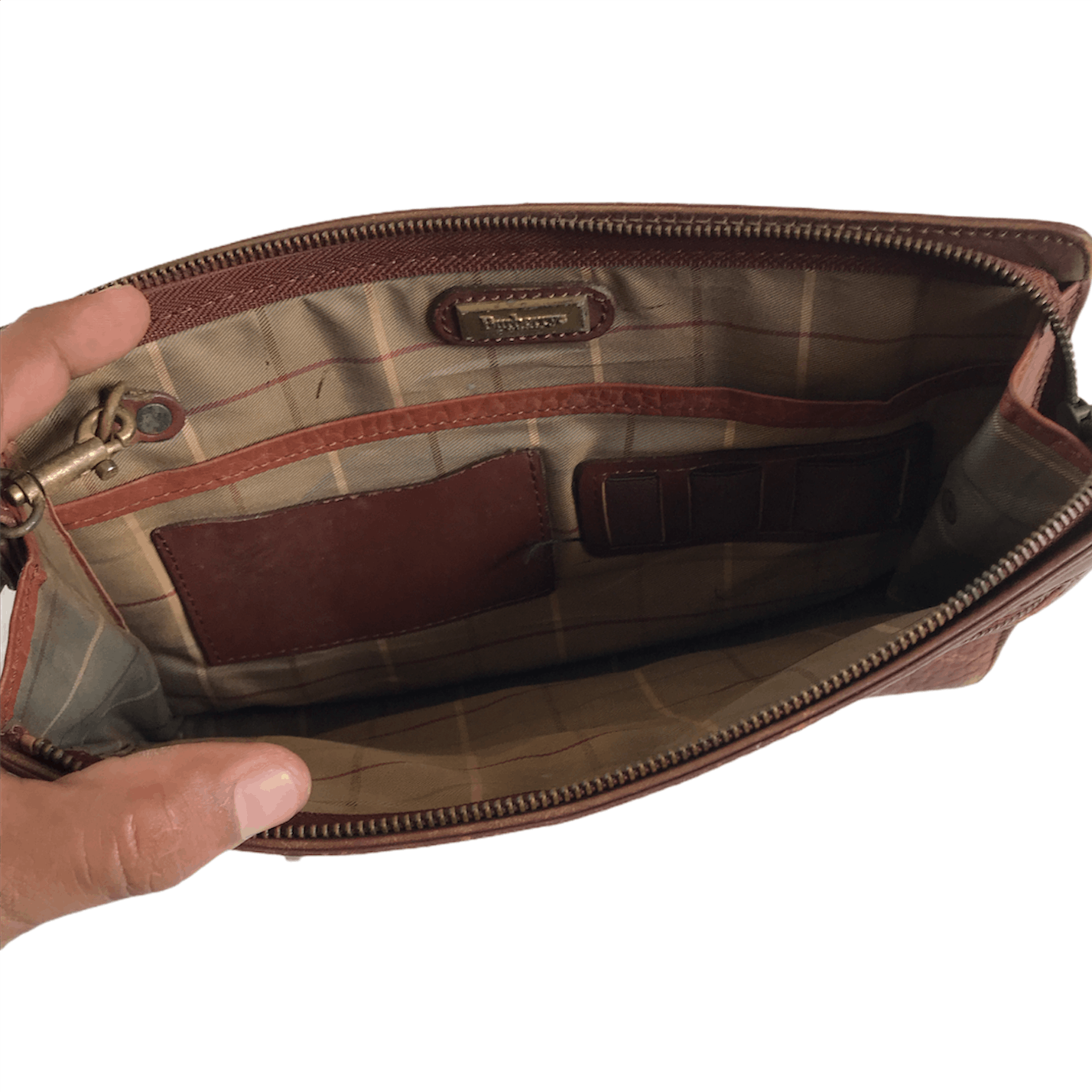 Burberry Vintage Leather Burberrys Clutch bag Size ONE SIZE - 7 Thumbnail