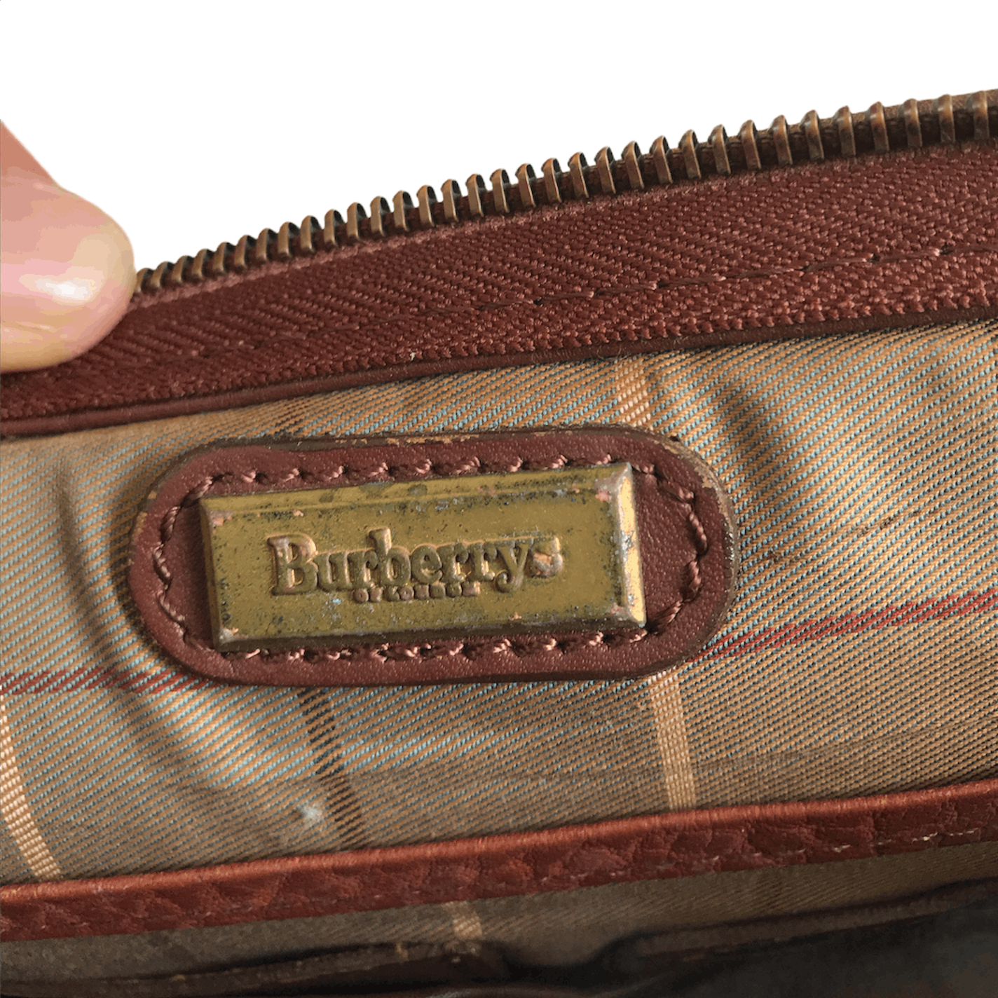 Burberry Vintage Leather Burberrys Clutch bag Size ONE SIZE - 4 Thumbnail