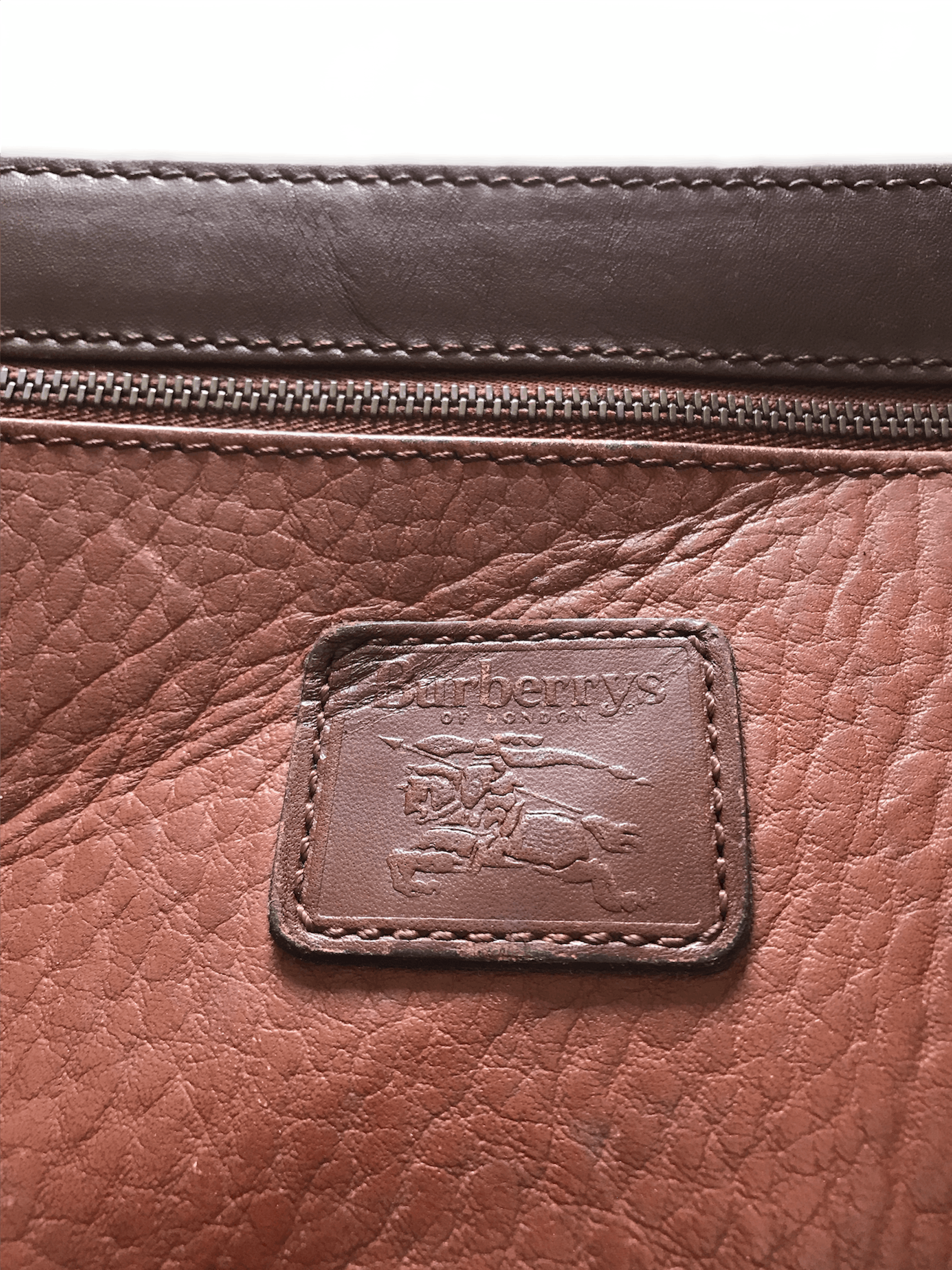 Burberry Vintage Leather Burberrys Clutch bag Size ONE SIZE - 16 Thumbnail