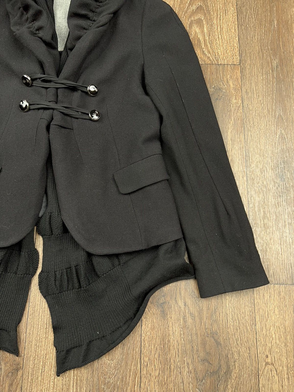 Marithe + Francois Girbaud Marithe Francois Girbaud Wool Blazer Jacket Avant-garde Size M / US 6-8 / IT 42-44 - 4 Thumbnail