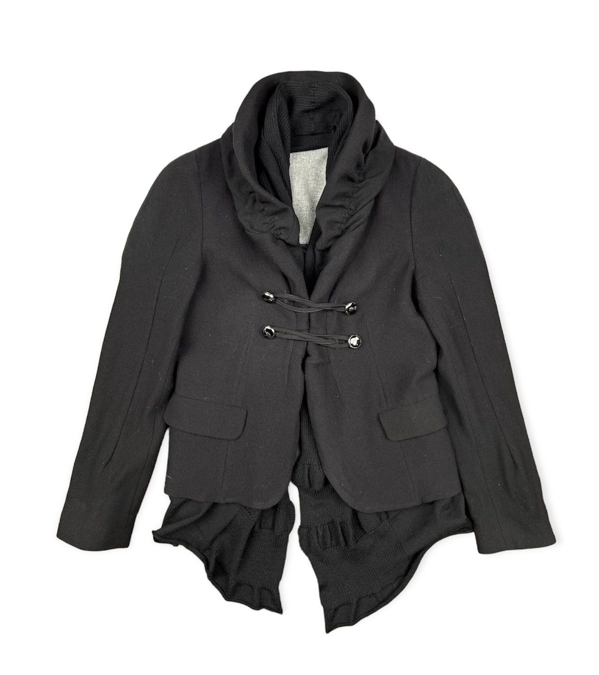 Marithe Francois Girbaud Wool Blazer Jacket Avant-garde