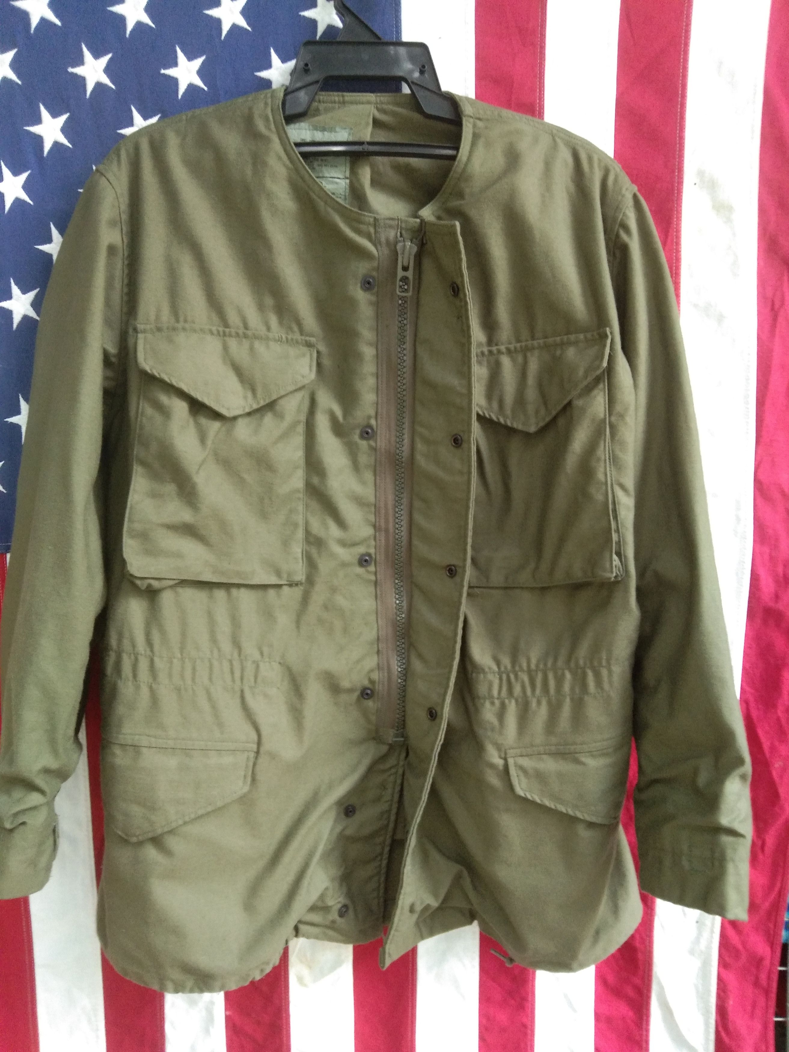 Vintage MILITARY OG 107 FIELD JACKET Size US S / EU 44-46 / 1 - 4 Thumbnail