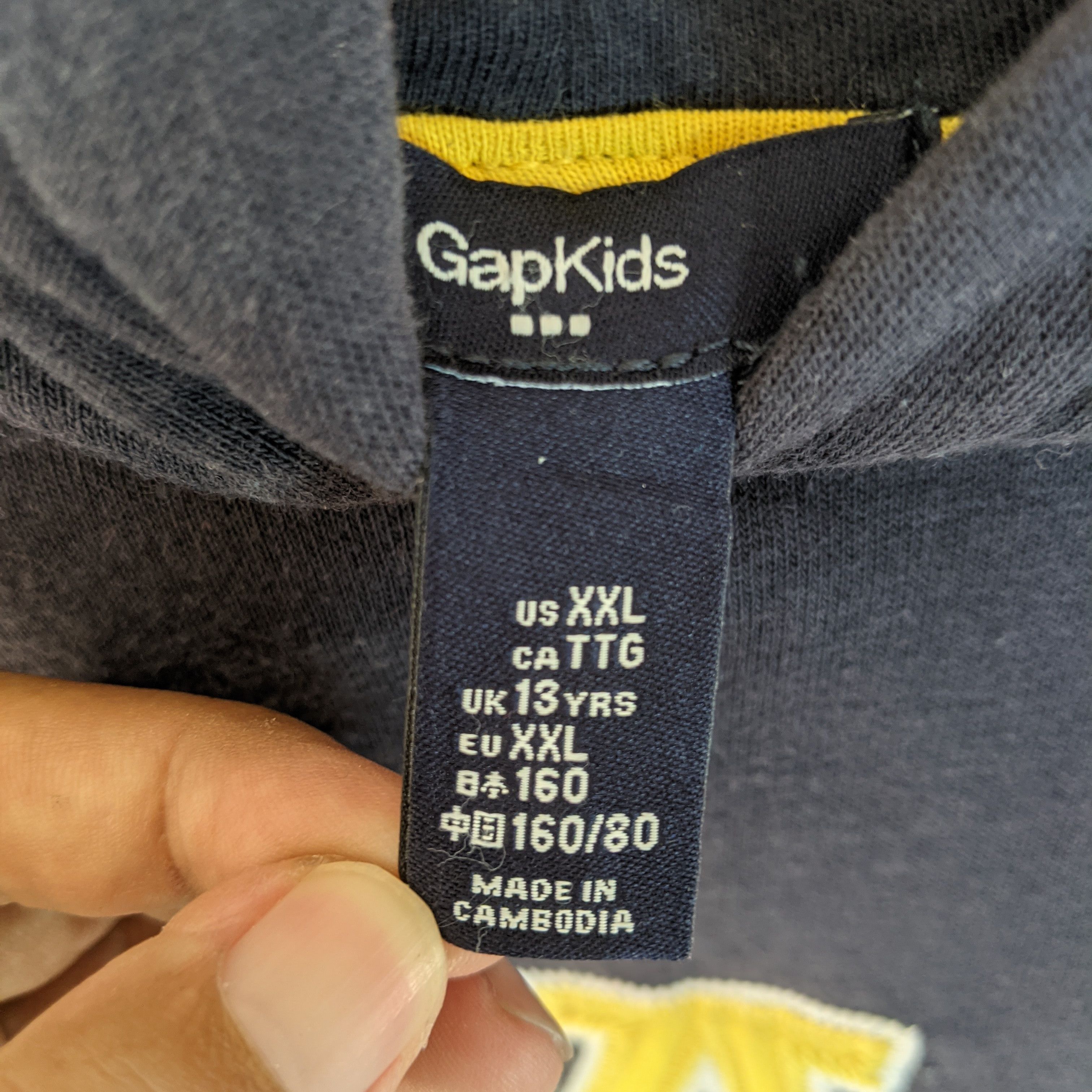 Gap GAP Big Logo Spell Out Hoodie Size US S / EU 44-46 / 1 - 9 Thumbnail