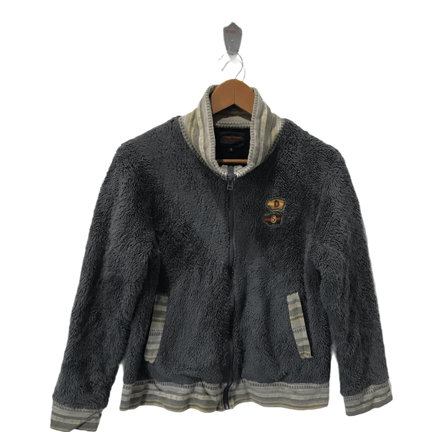 Japanese Brand × Uniqlo Drug Store's Fleece Jacket Size US S / EU 44-46 / 1 - 4 Thumbnail
