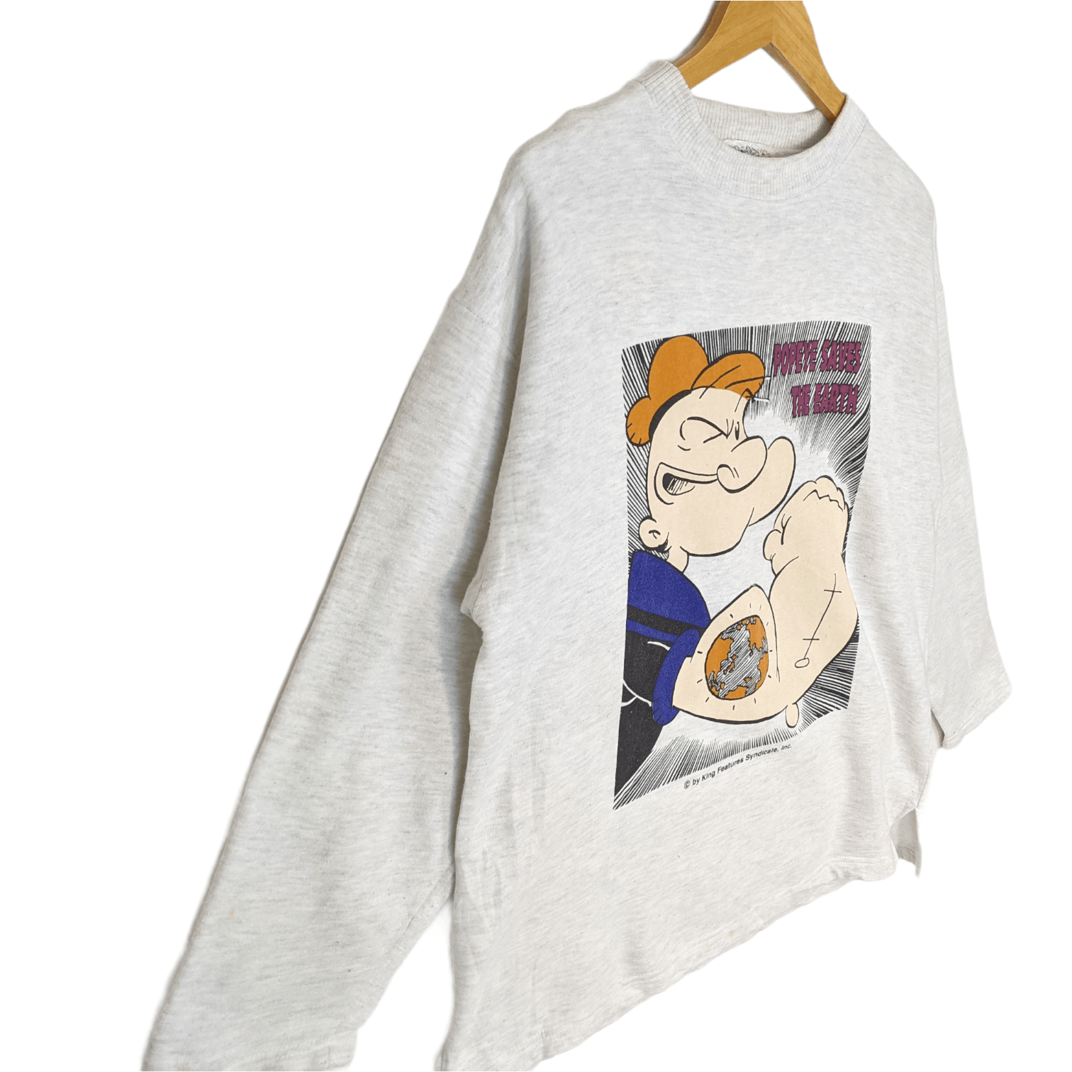 Cartoon Network Vintage POPEYE The Sailormoon Pyjamas Jumper Size US L / EU 52-54 / 3 - 3 Thumbnail