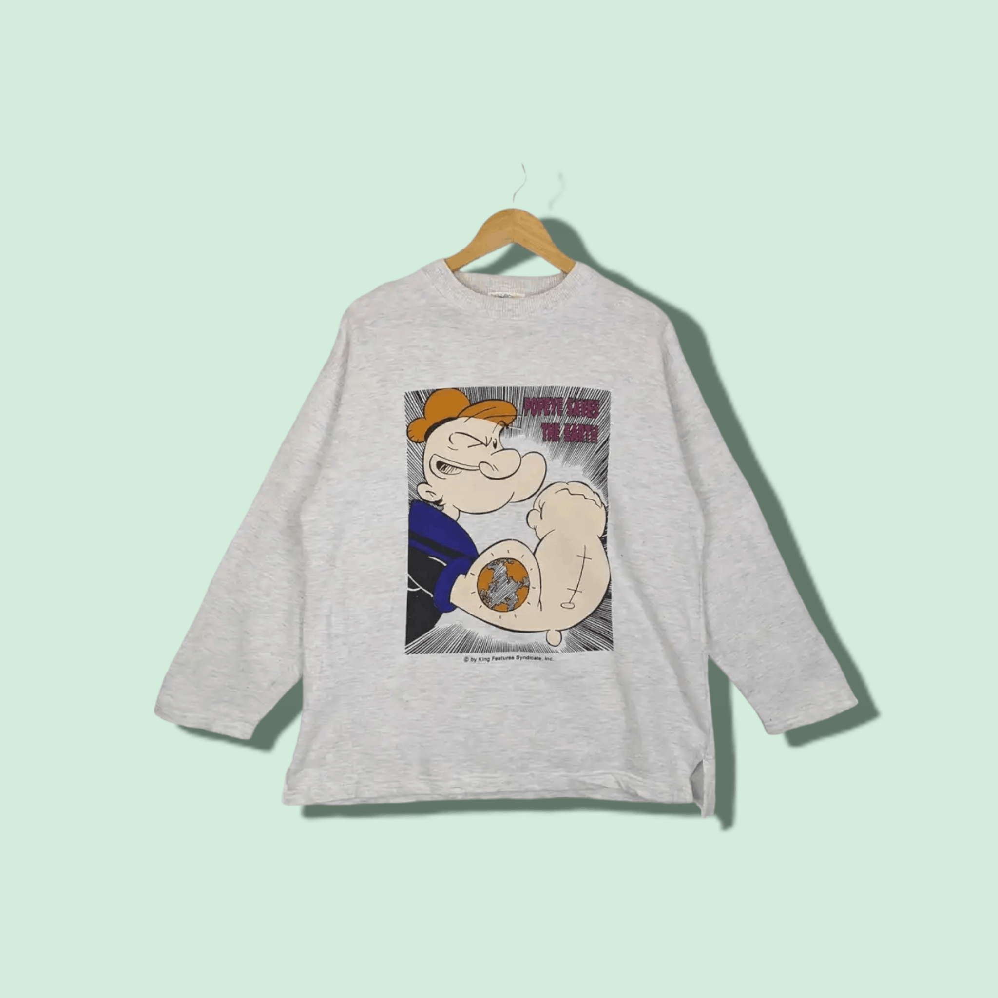 Cartoon Network Vintage POPEYE The Sailormoon Pyjamas Jumper Size US L / EU 52-54 / 3 - 1 Thumbnail
