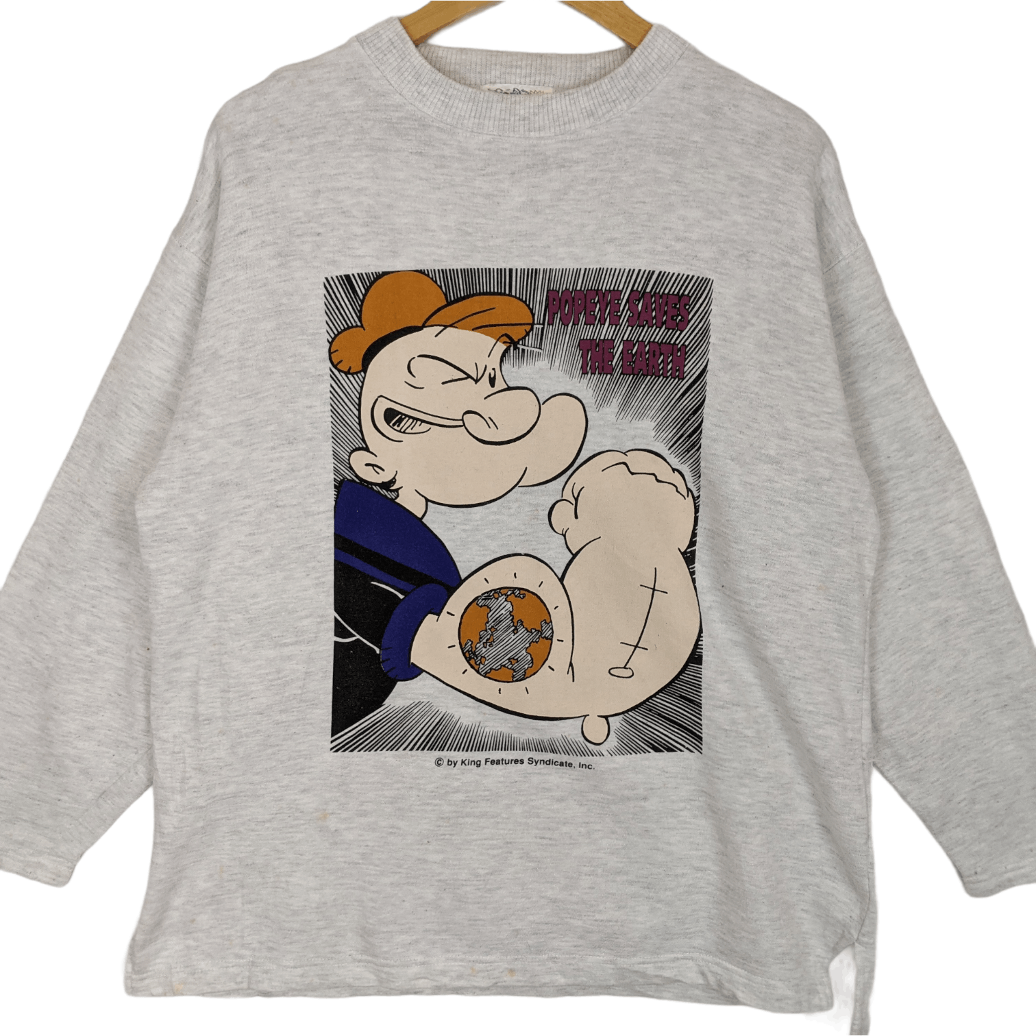 Cartoon Network Vintage POPEYE The Sailormoon Pyjamas Jumper Size US L / EU 52-54 / 3 - 2 Thumbnail